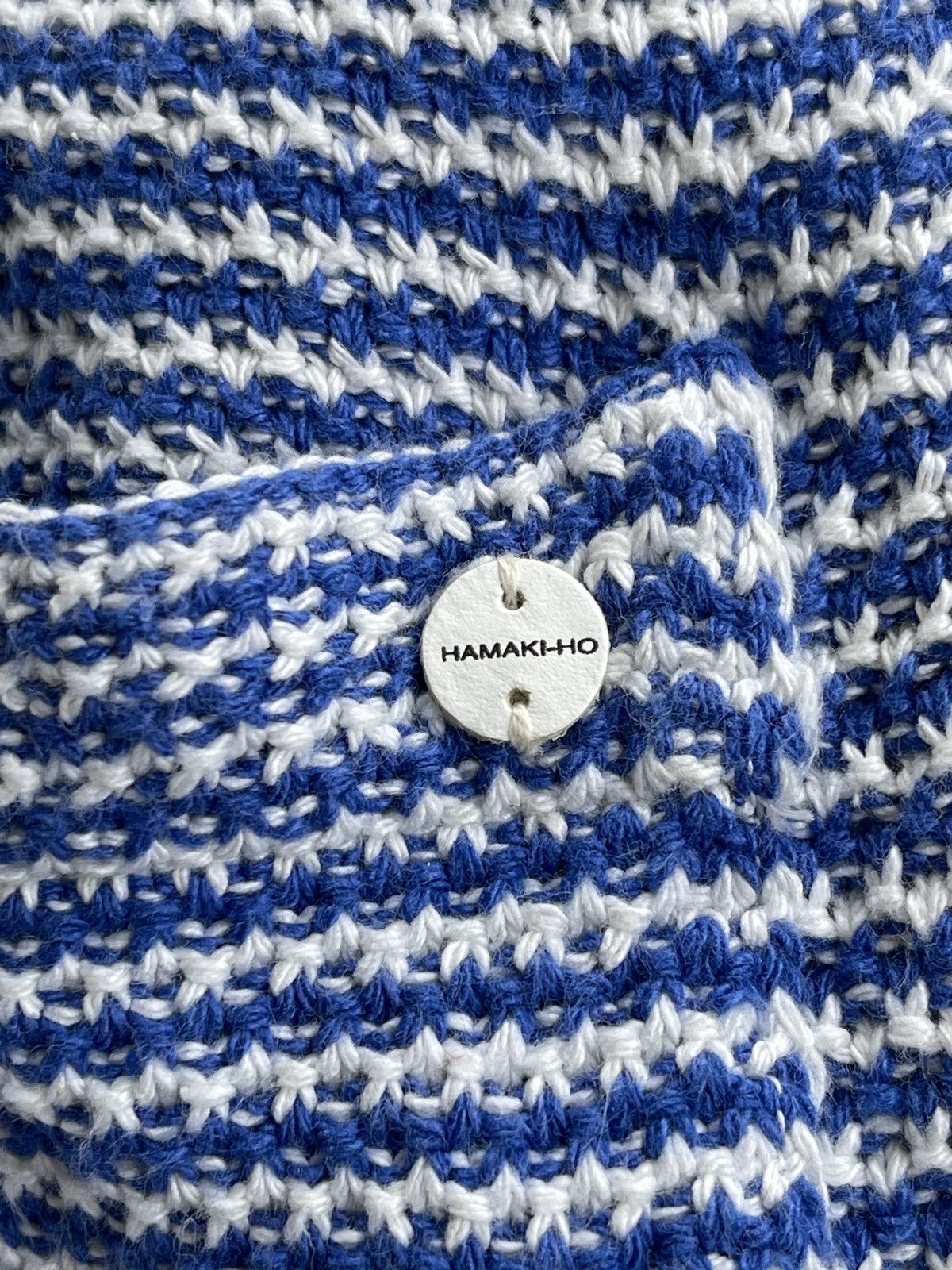 HAMAKI-HO Hamaki-Ho Jacquard Stripe Knitted Jacket Size US M / EU 48-50 / 2 - 5 Thumbnail