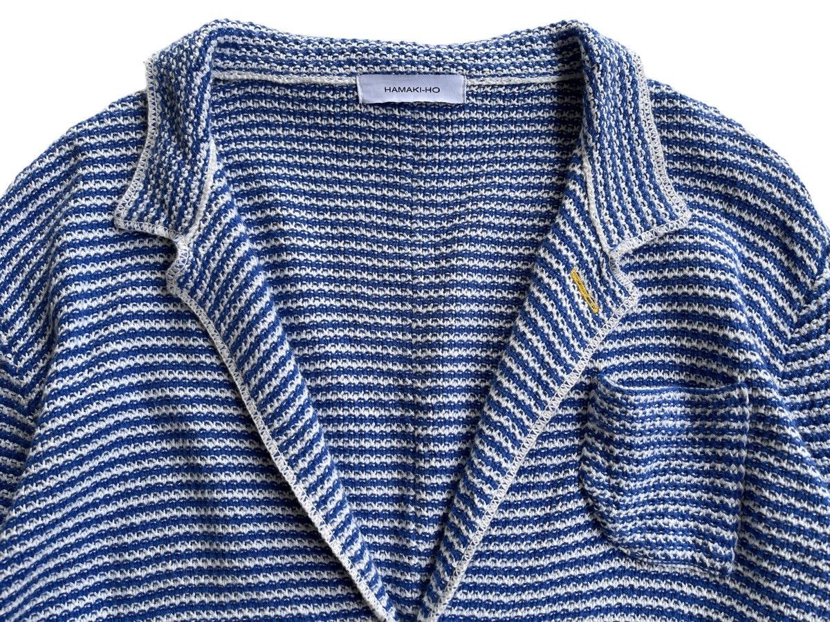 HAMAKI-HO Hamaki-Ho Jacquard Stripe Knitted Jacket Size US M / EU 48-50 / 2 - 4 Thumbnail