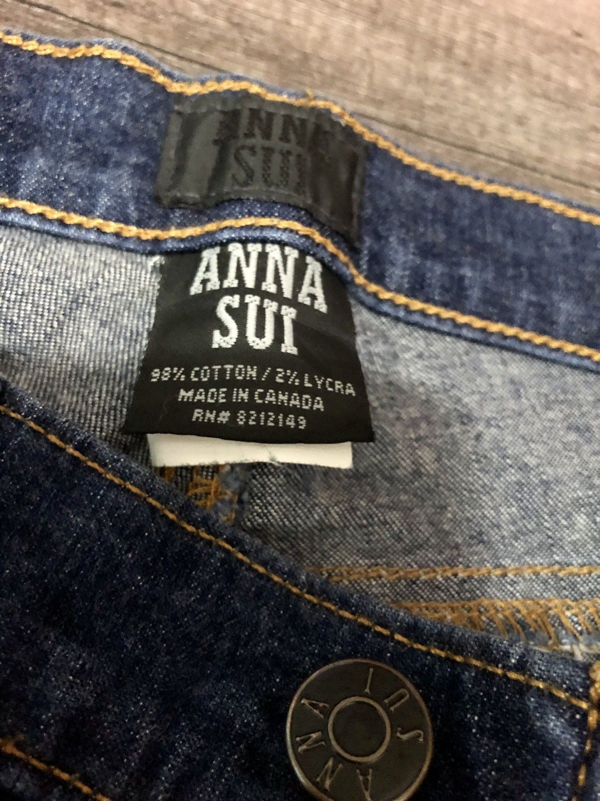 Anna Sui × Designer × Vintage Vintage Anna Sui Jeans Size 30" / US 8 / IT 44 - 5 Thumbnail