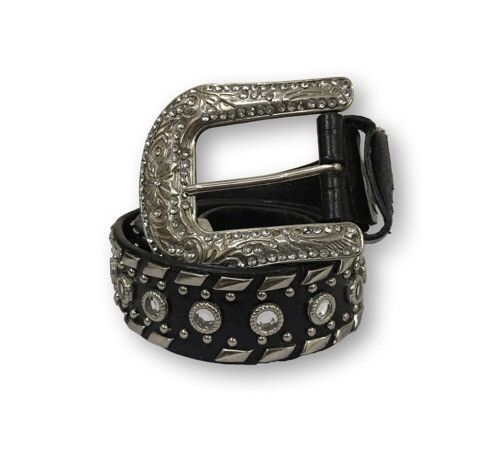 Vintage Diamond Buckle Belt Size ONE SIZE - 1 Thumbnail
