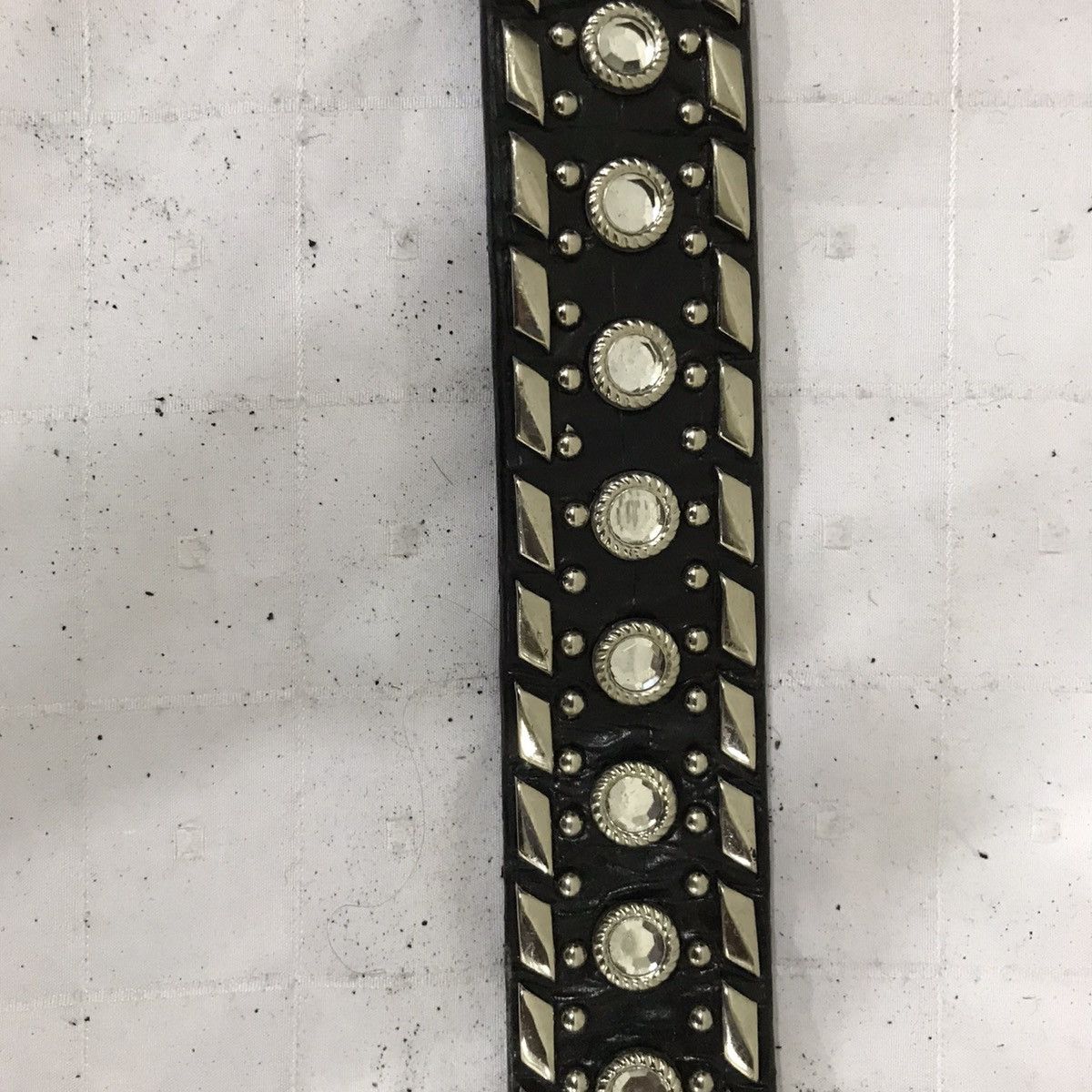 Vintage Diamond Buckle Belt Size ONE SIZE - 11 Thumbnail