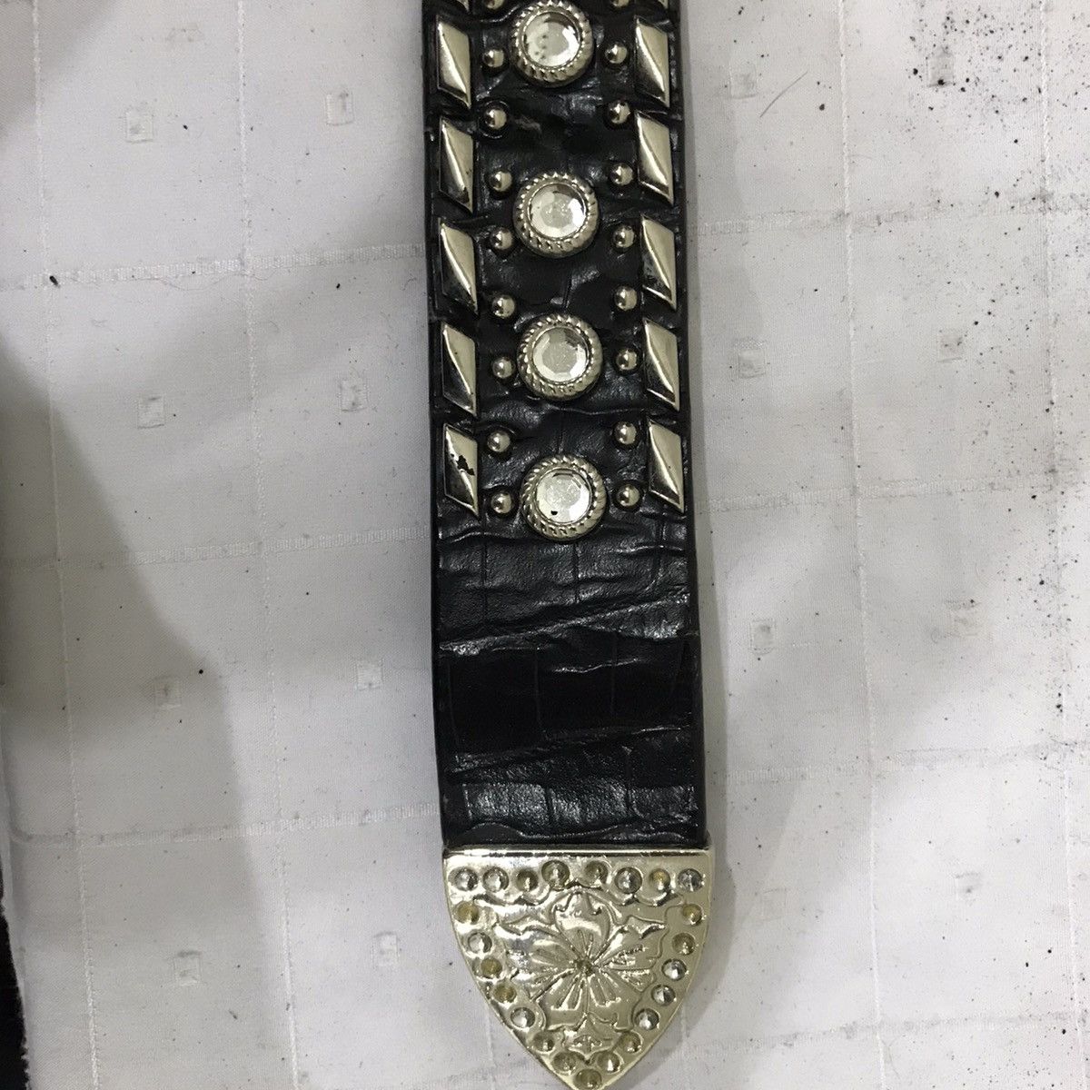 Vintage Diamond Buckle Belt Size ONE SIZE - 10 Thumbnail