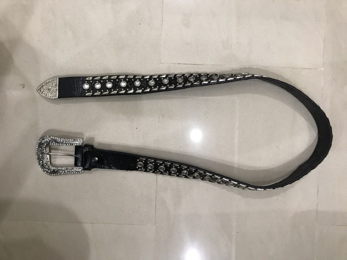 Vintage Diamond Buckle Belt Size ONE SIZE - 4 Thumbnail