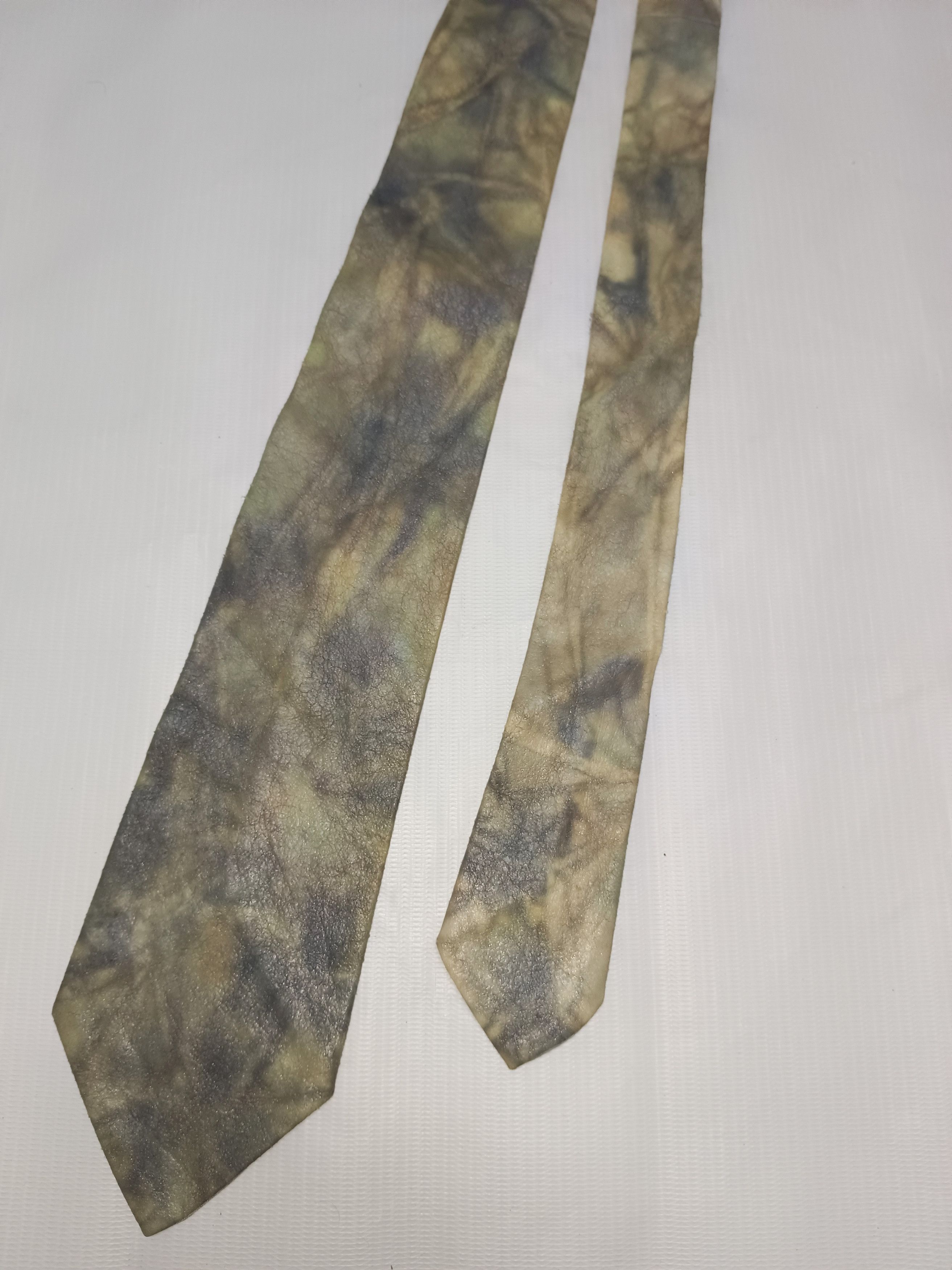 Leather Vintage Leather Tie Dye Nectie Size ONE SIZE - 1 Thumbnail