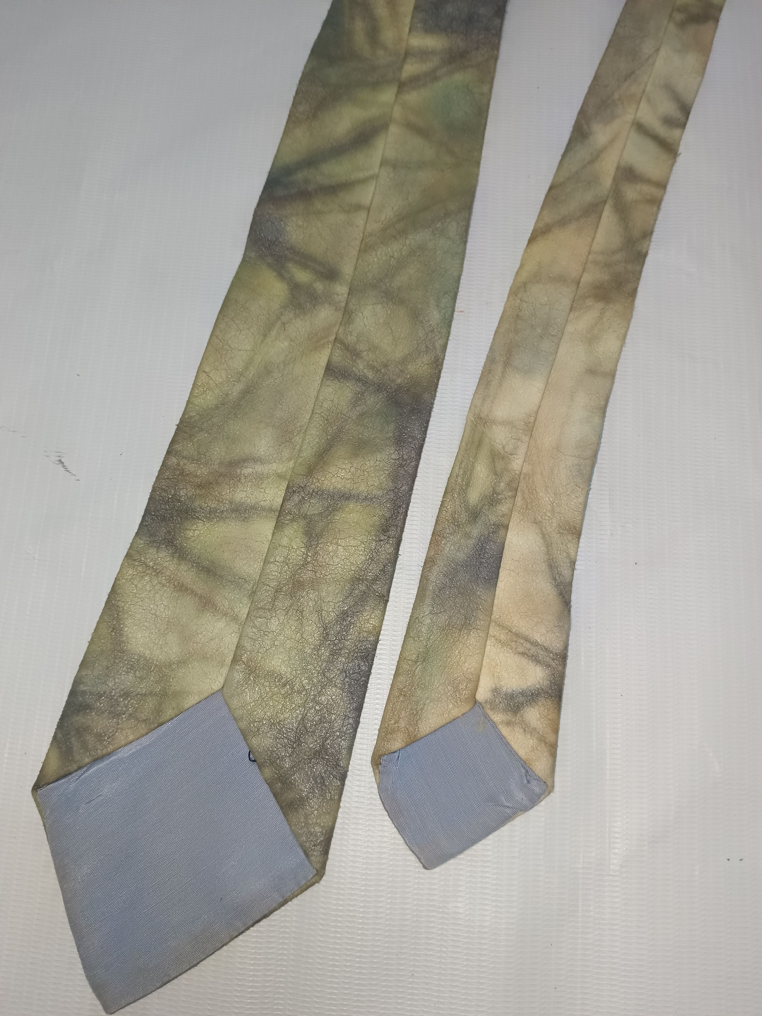 Leather Vintage Leather Tie Dye Nectie Size ONE SIZE - 4 Thumbnail