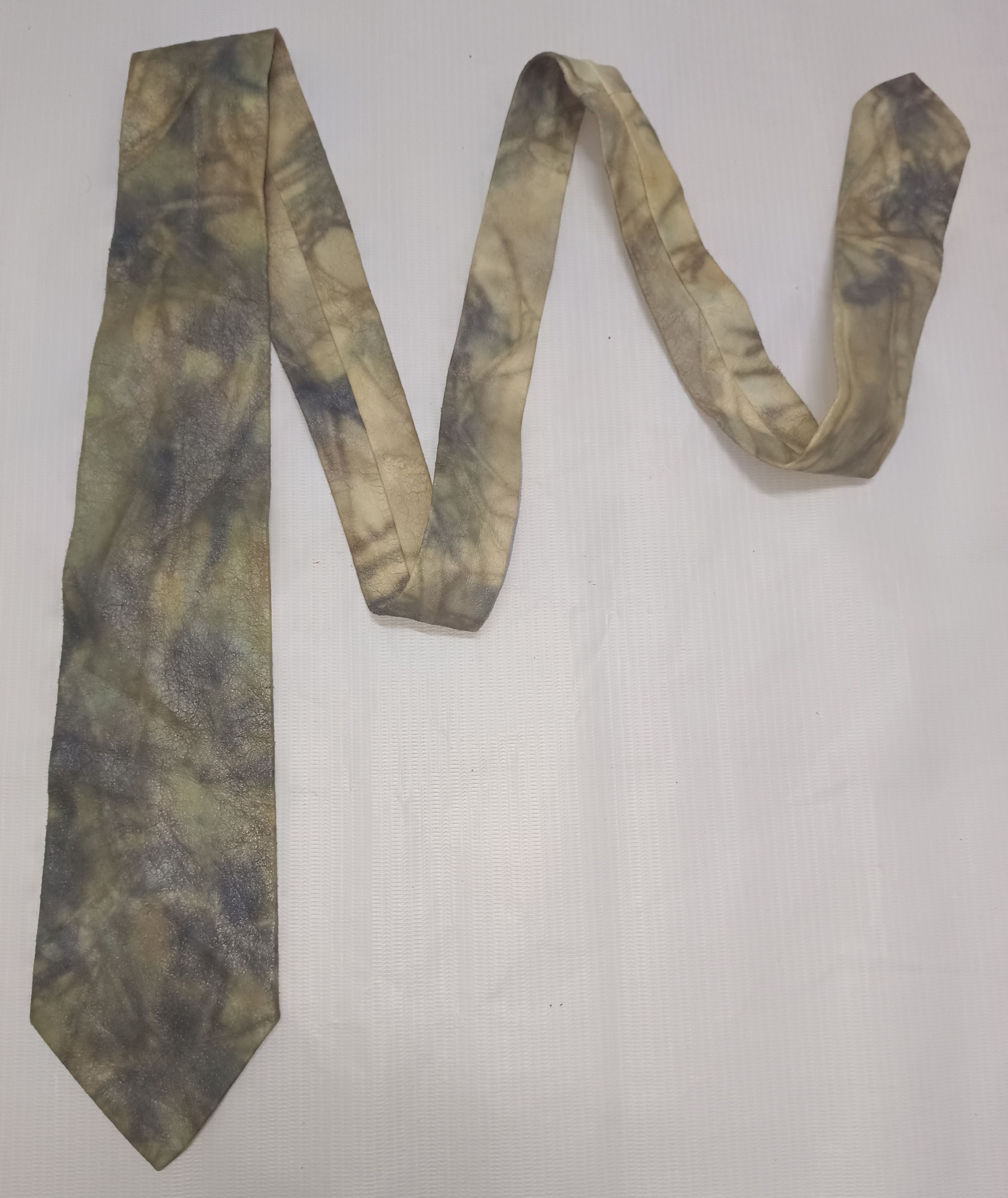 Leather Vintage Leather Tie Dye Nectie Size ONE SIZE - 2 Thumbnail
