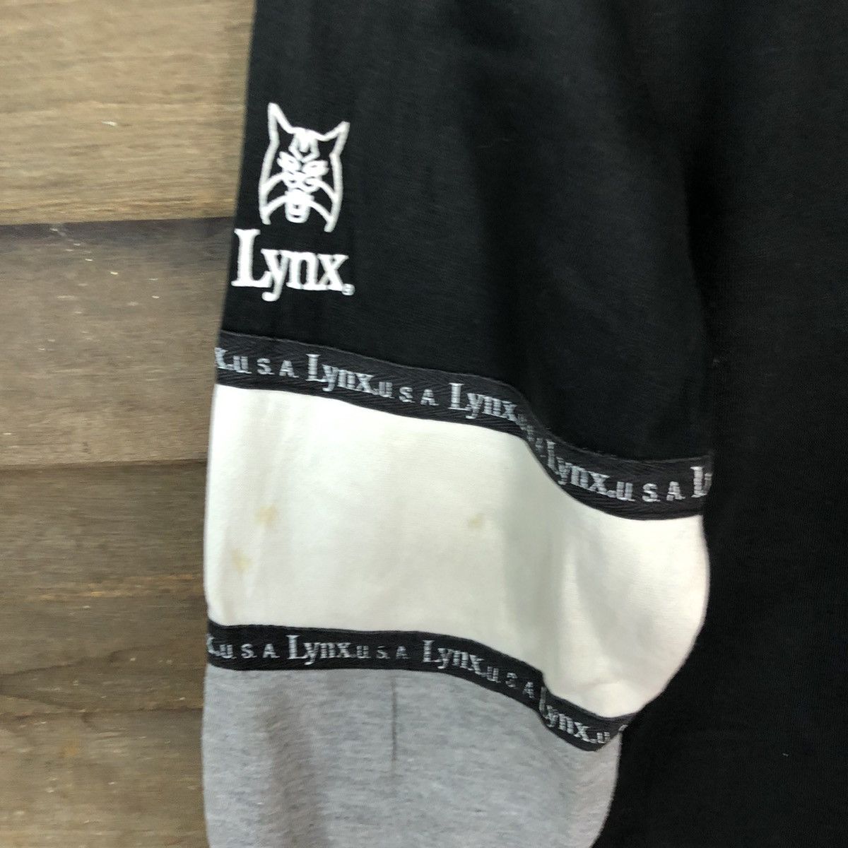 Japanese Brand Lynx Usa vintage Black Sweatshirt #5678 Size US L / EU 52-54 / 3 - 14 Thumbnail
