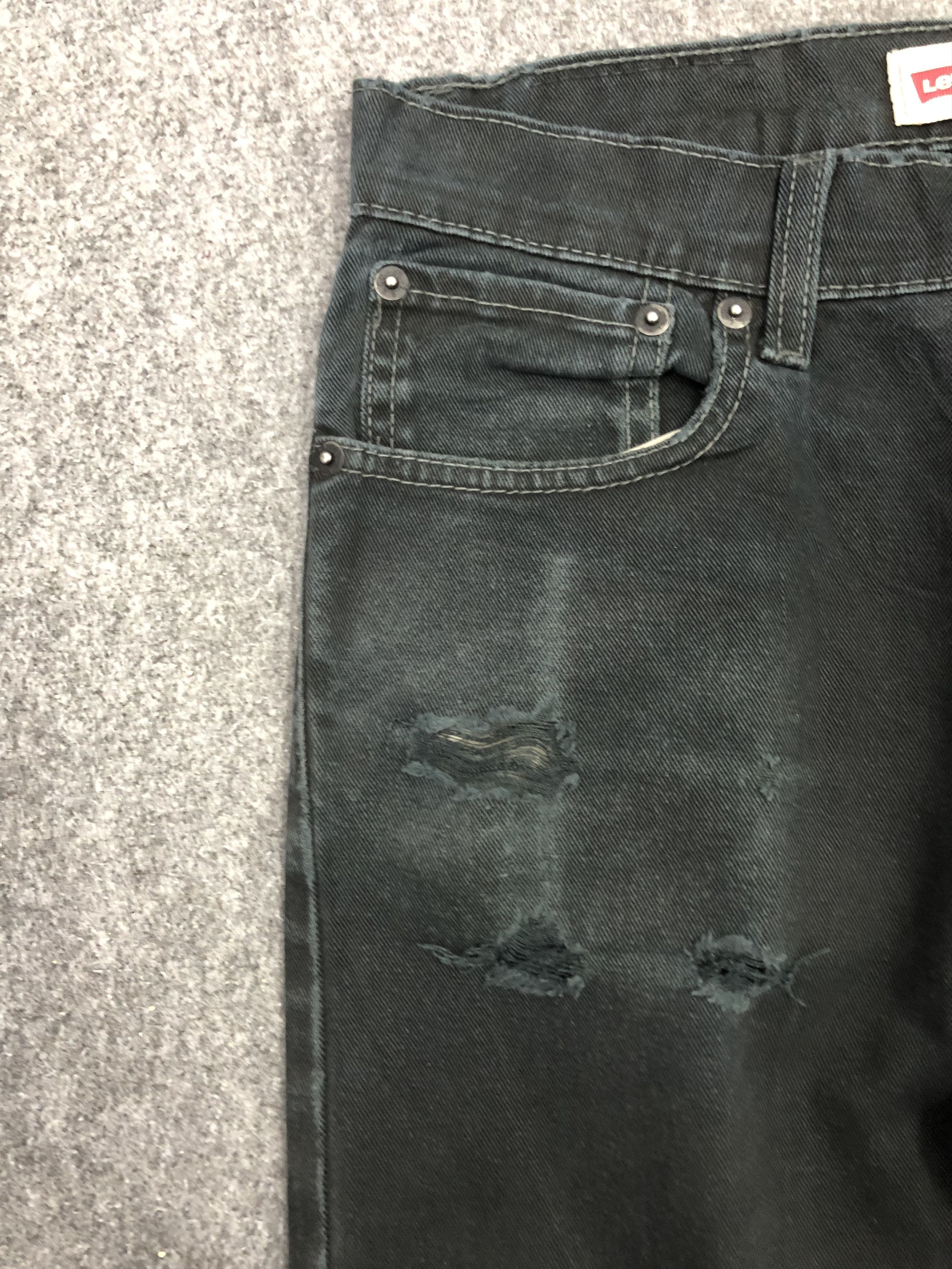 Levi's × Vintage Vintage Levis 508 Faded Black Jeans Size US 30 / EU 46 - 9 Thumbnail