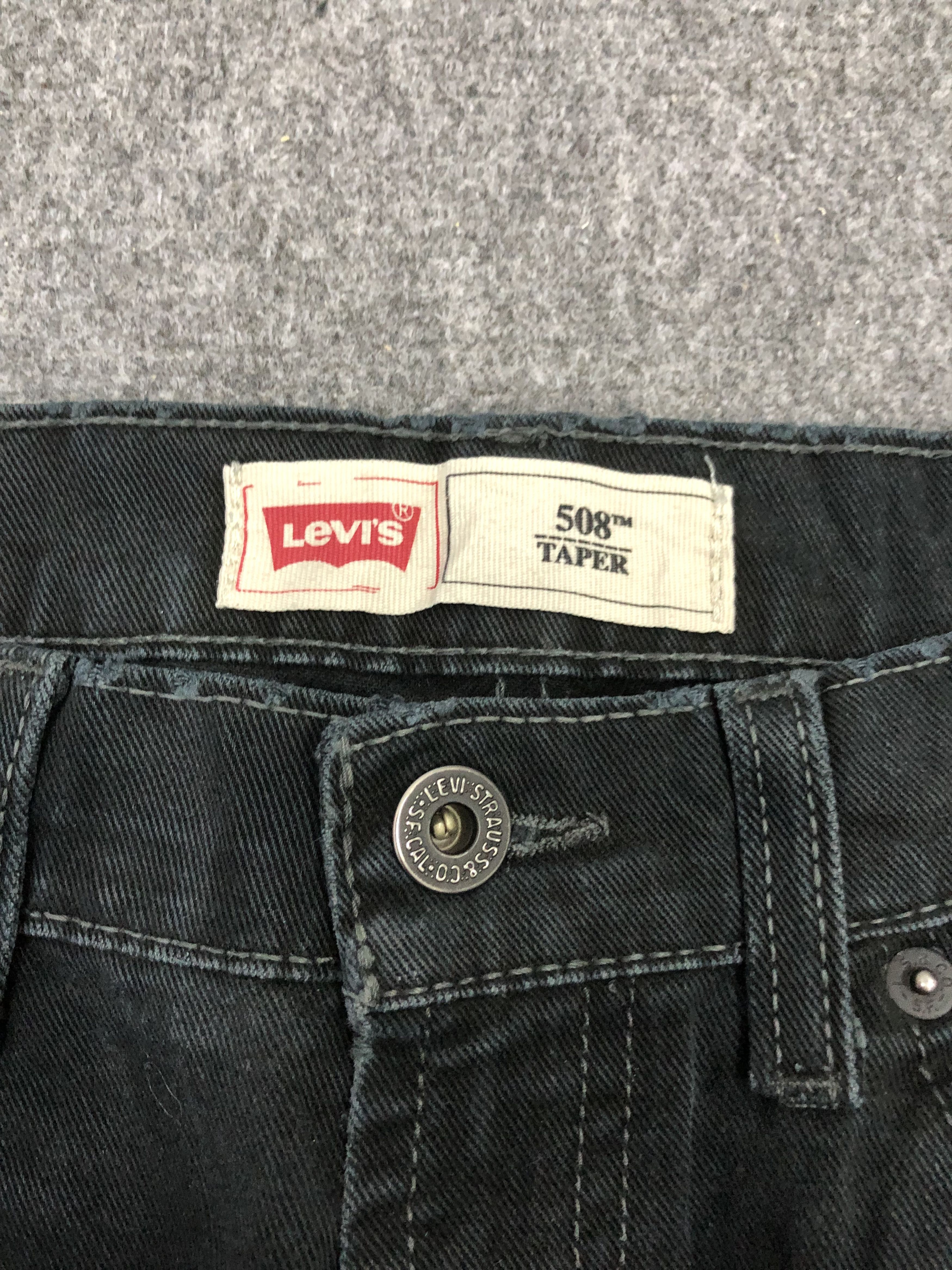 Levi's × Vintage Vintage Levis 508 Faded Black Jeans Size US 30 / EU 46 - 7 Thumbnail