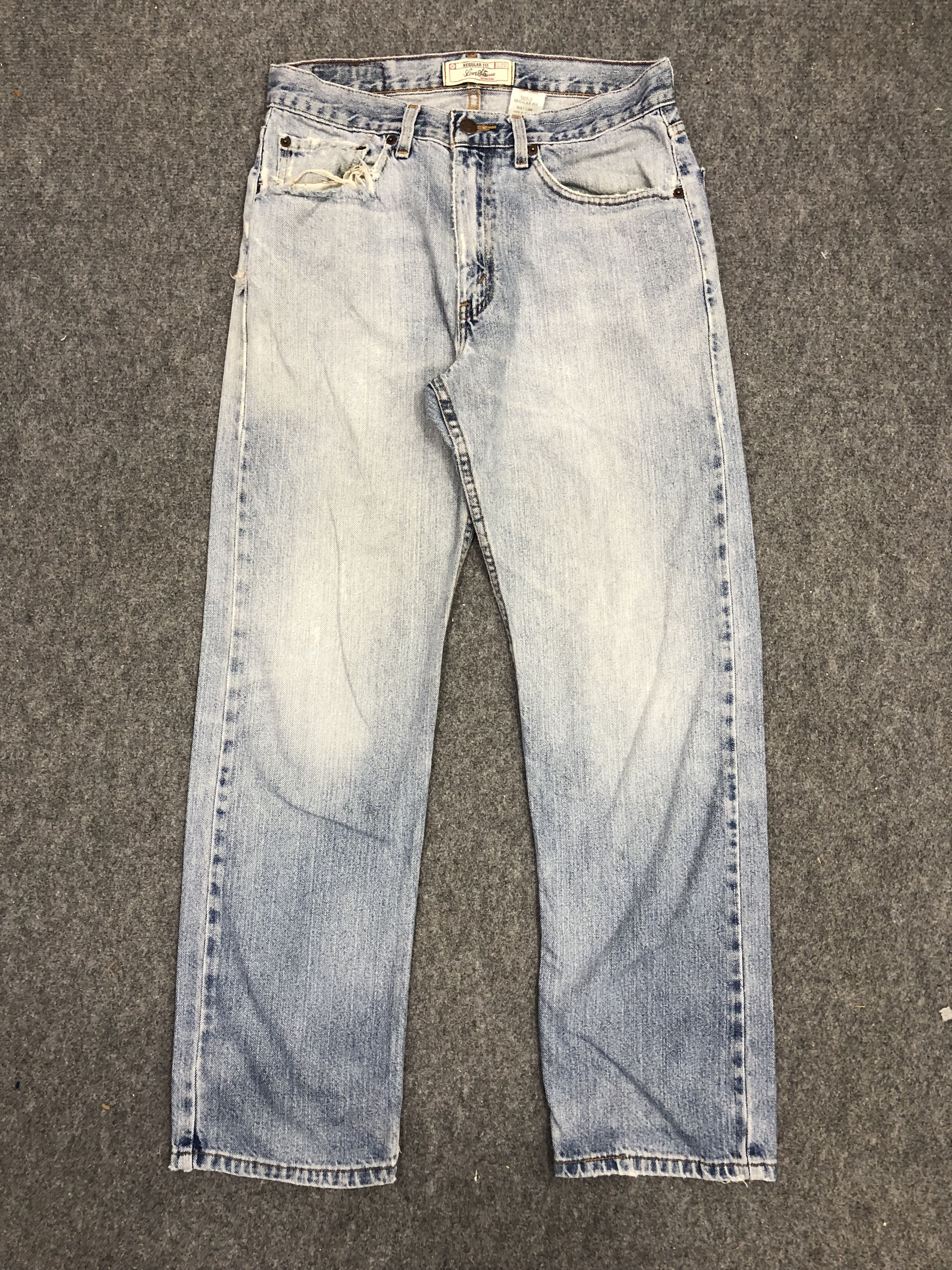 Levi's × Vintage Vintage Levis Signature Light Wash Jeans Size US 31 - 1 Thumbnail