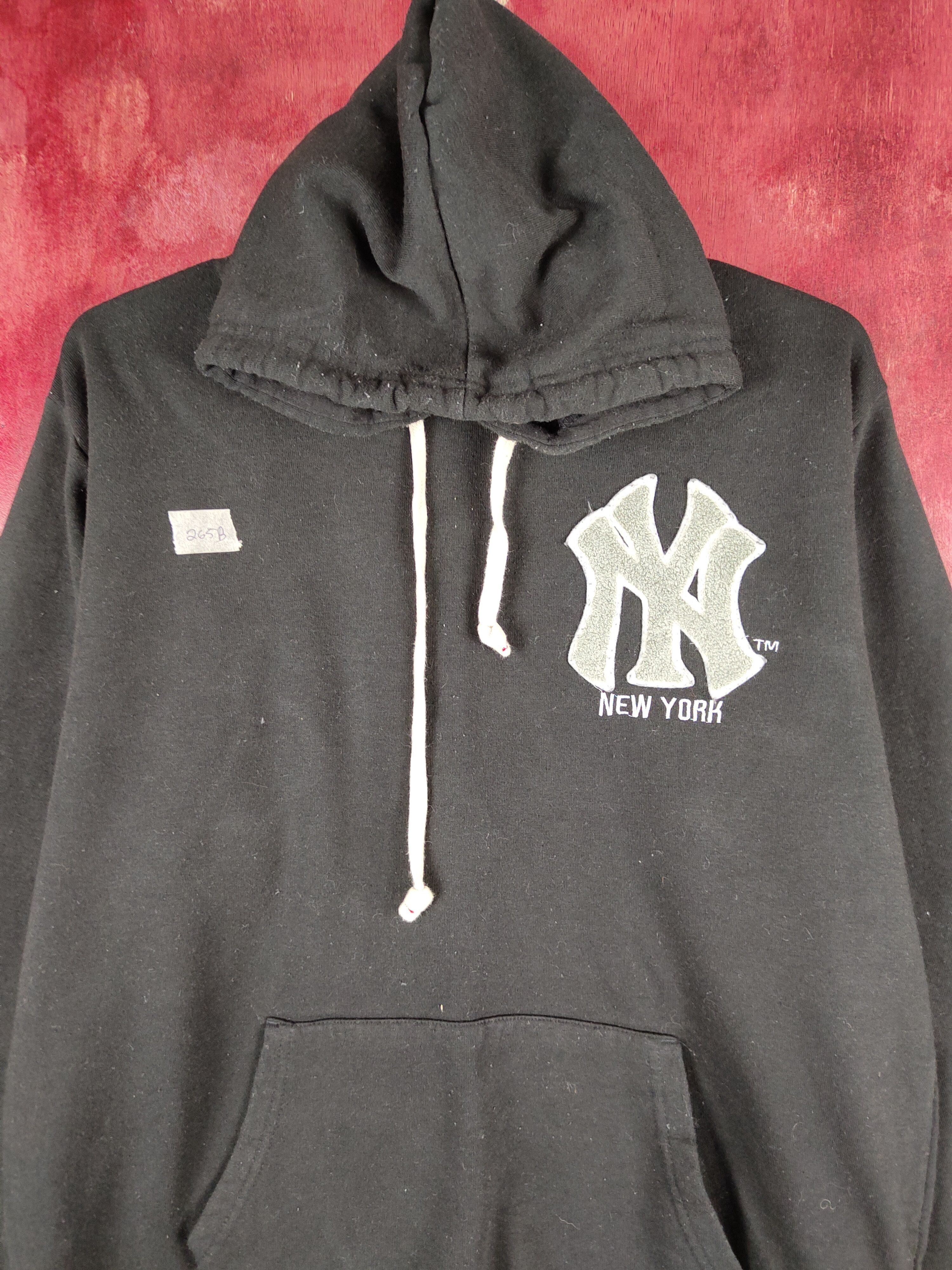 Vintage Major League Baseball Black New York Hoodie Sweatshirt #265B Size US XL / EU 56 / 4 - 2 Thumbnail