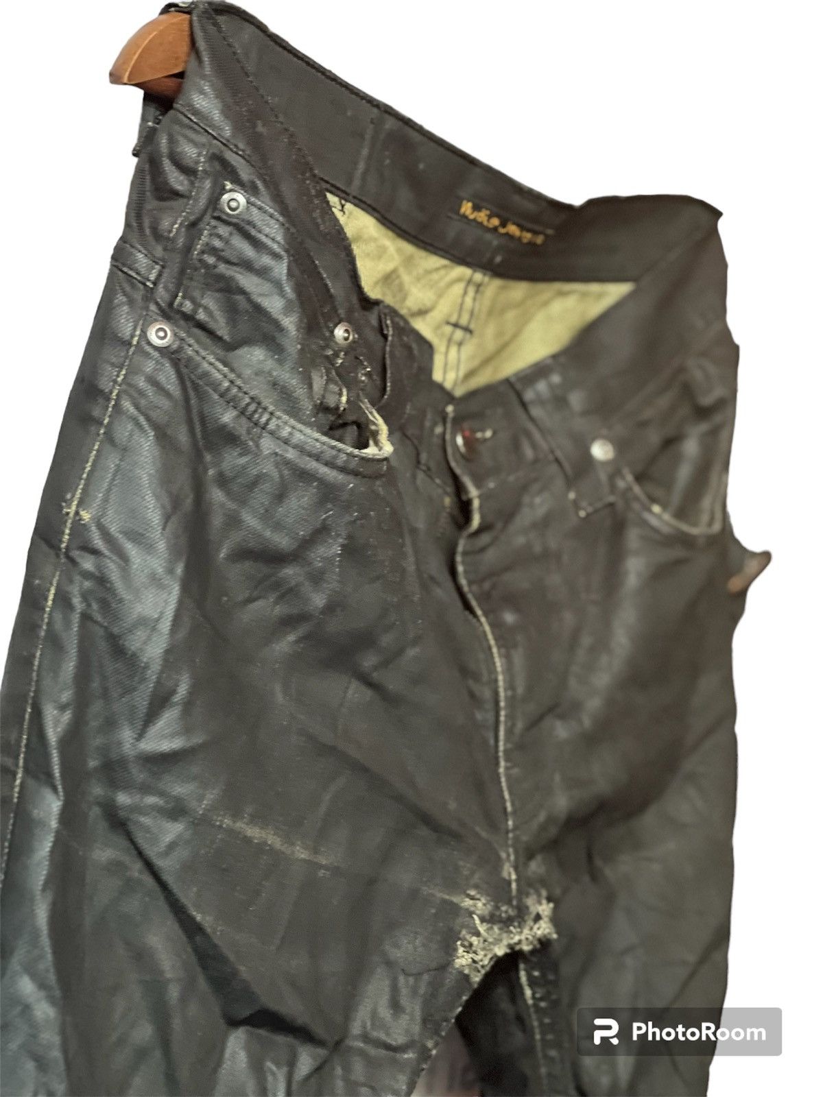 Nudie Jeans Nudie jeans worn black mid waist leg men organic Size US 32 / EU 48 - 3 Thumbnail