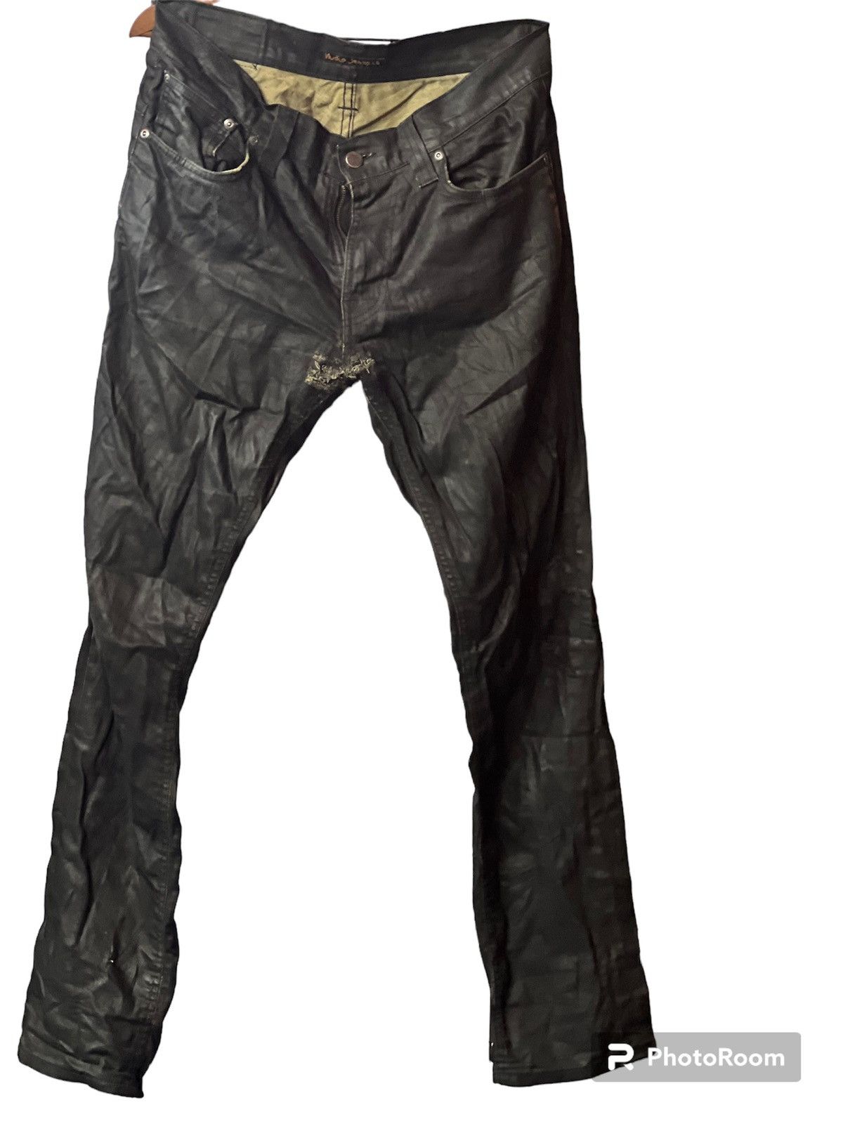 Nudie Jeans Nudie jeans worn black mid waist leg men organic Size US 32 / EU 48 - 1 Thumbnail