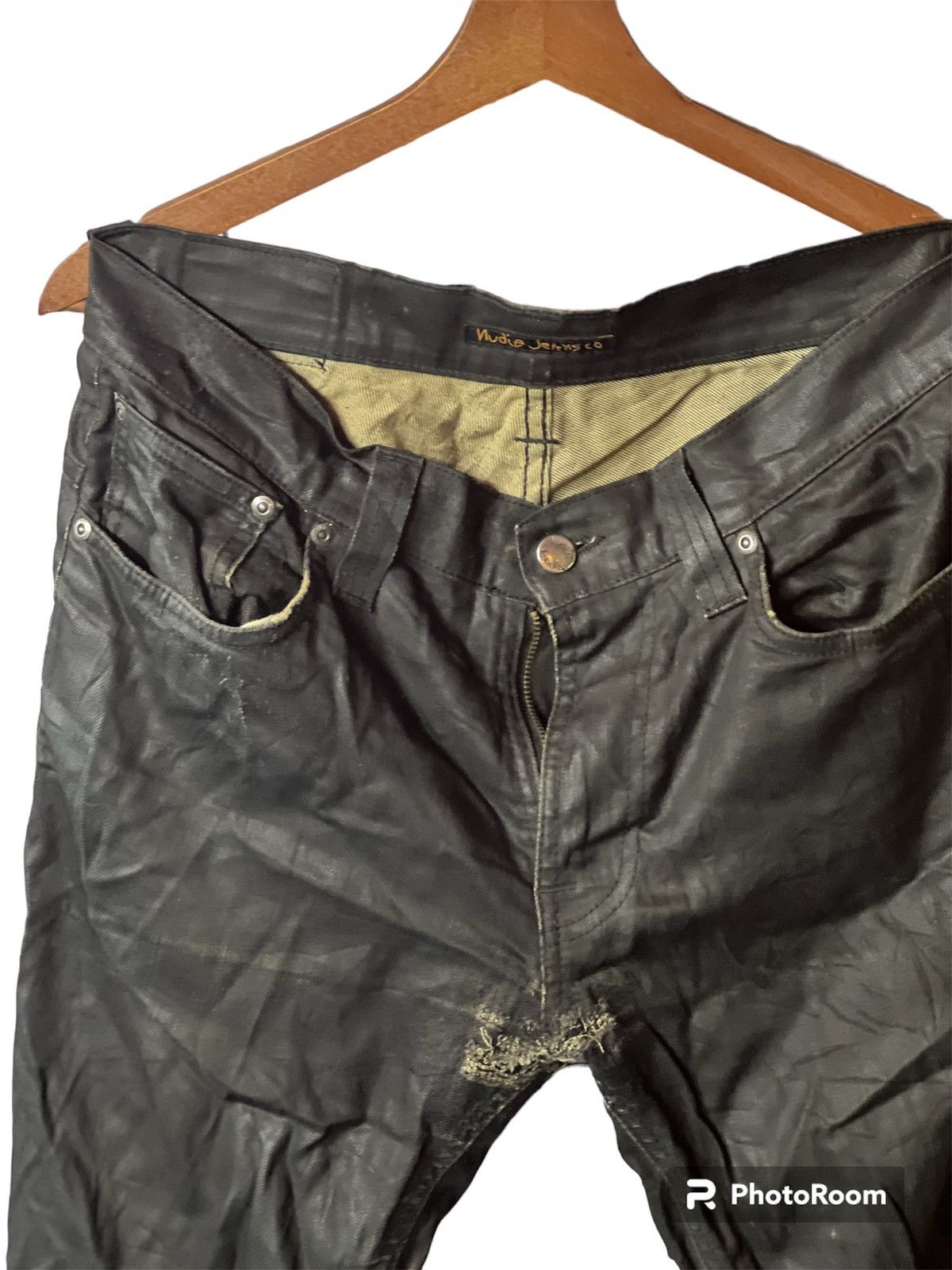 Nudie Jeans Nudie jeans worn black mid waist leg men organic Size US 32 / EU 48 - 2 Thumbnail