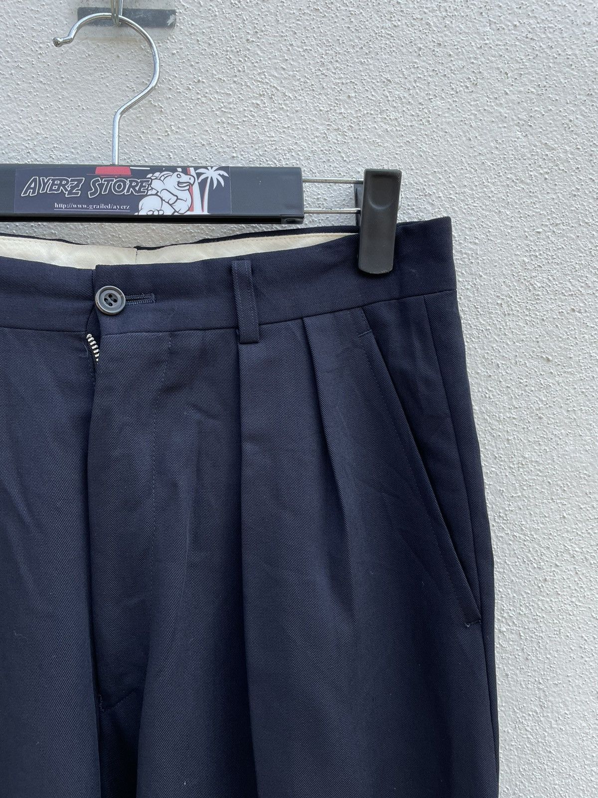 Designer × Japanese Brand × Vintage Vintage Kansai Man Yutaka Nishimura Wool Pants Made In Japan Size US 30 / EU 46 - 3 Thumbnail
