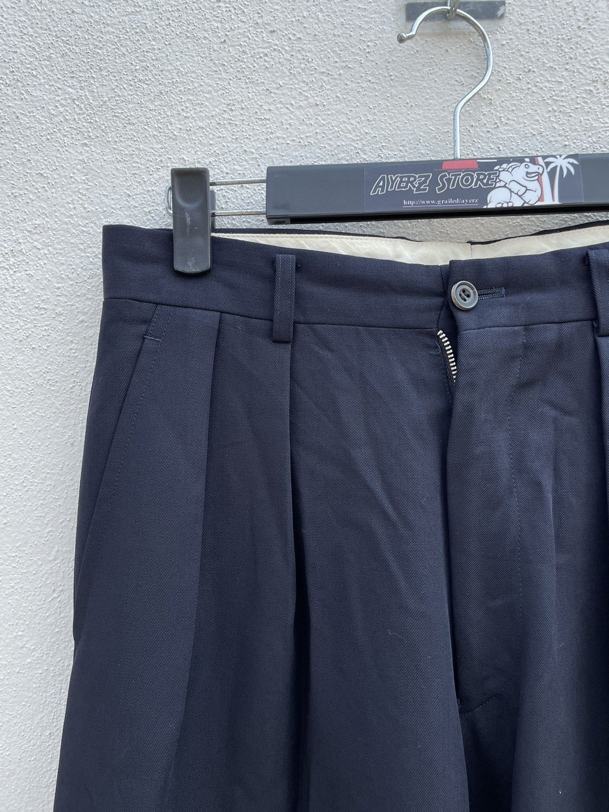 Designer × Japanese Brand × Vintage Vintage Kansai Man Yutaka Nishimura Wool Pants Made In Japan Size US 30 / EU 46 - 2 Thumbnail