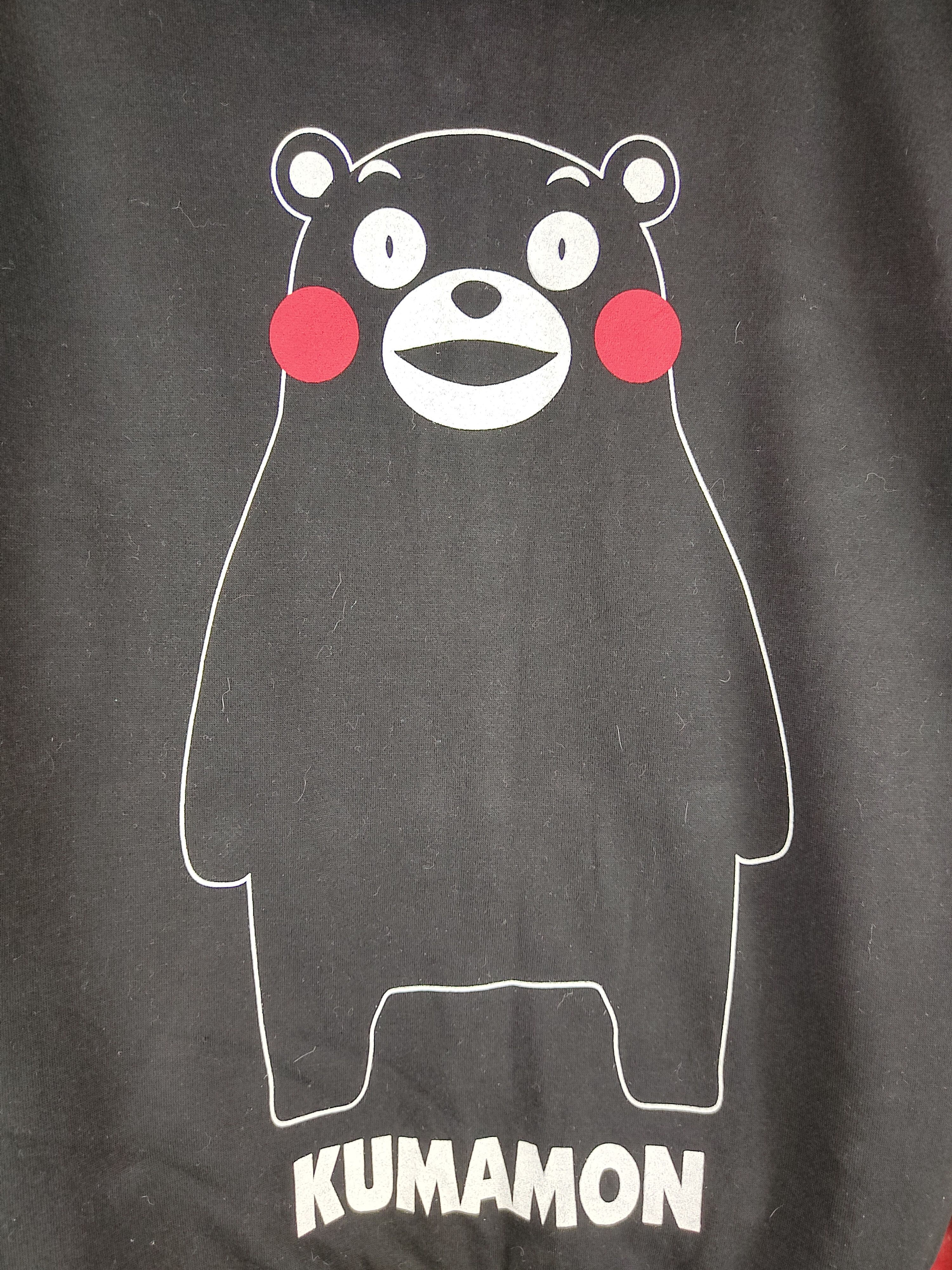 Anime Kumamon Black Hoodie Sweatshirt #262B Size US M / EU 48-50 / 2 - 2 Thumbnail