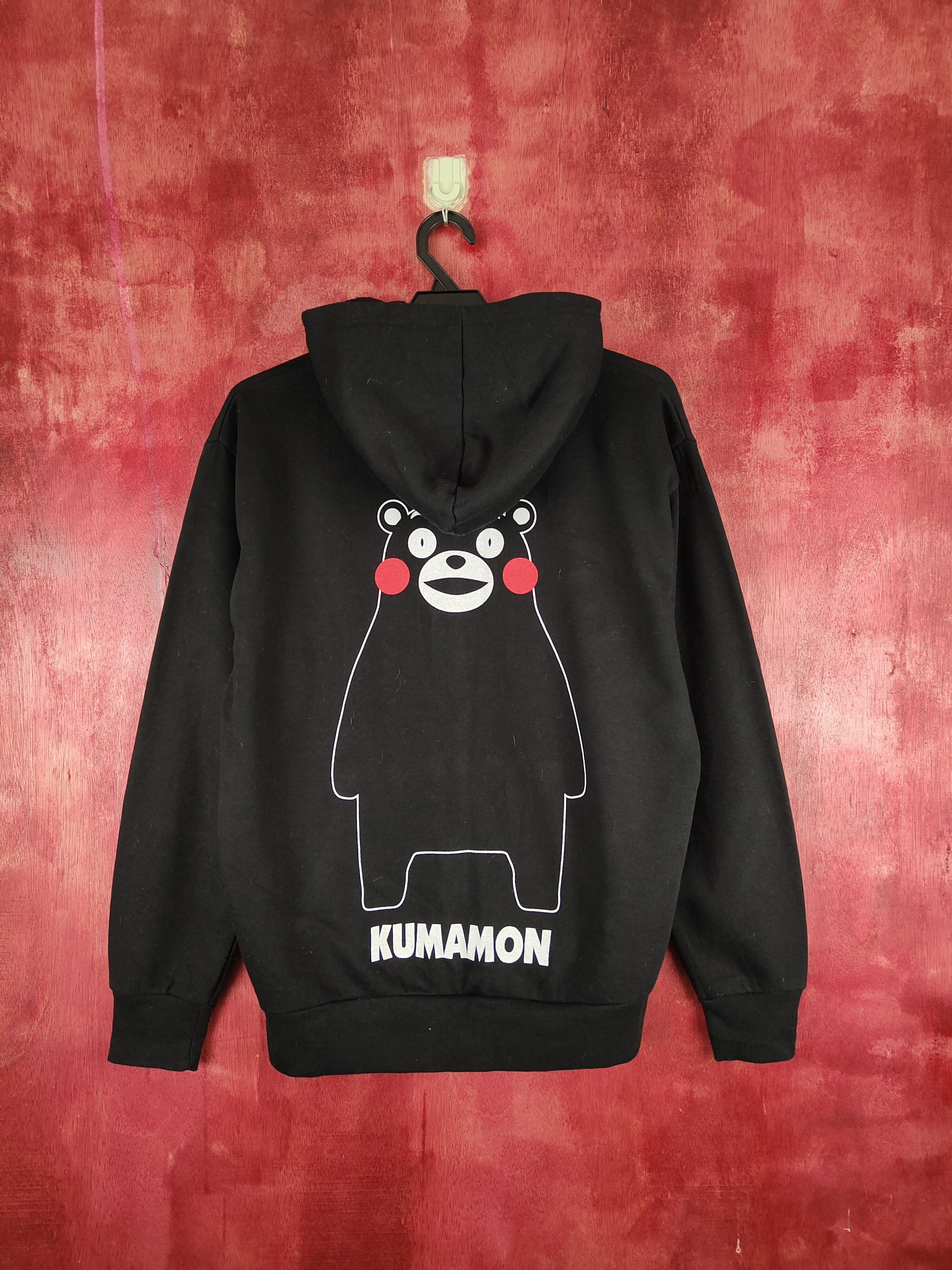 Anime Kumamon Black Hoodie Sweatshirt #262B Size US M / EU 48-50 / 2 - 1 Thumbnail