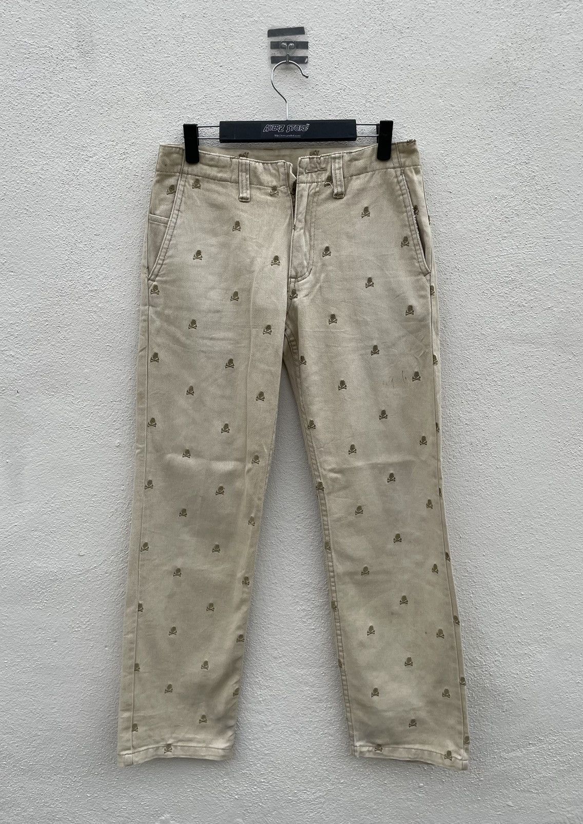 Japanese Brand Made In Heaven Skulls Embroidered Design Pants Size US 32 / EU 48 - 1 Thumbnail
