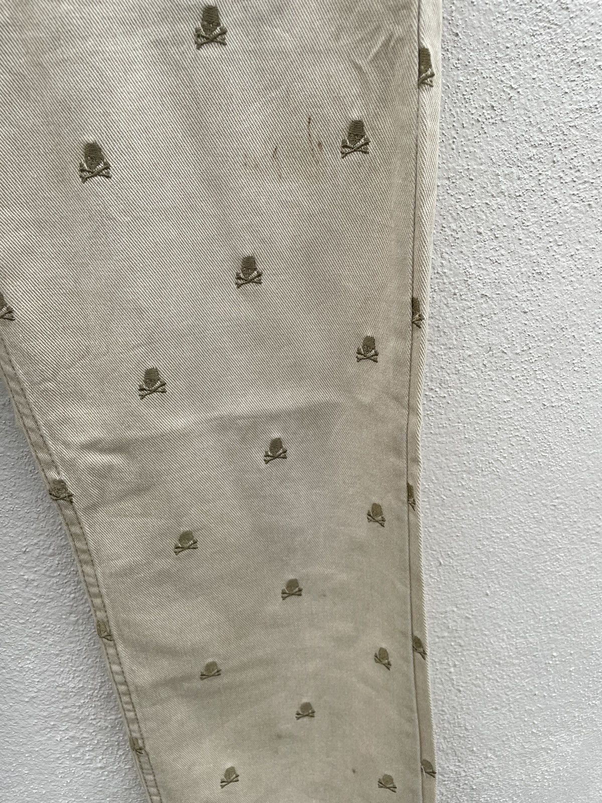 Japanese Brand Made In Heaven Skulls Embroidered Design Pants Size US 32 / EU 48 - 5 Thumbnail