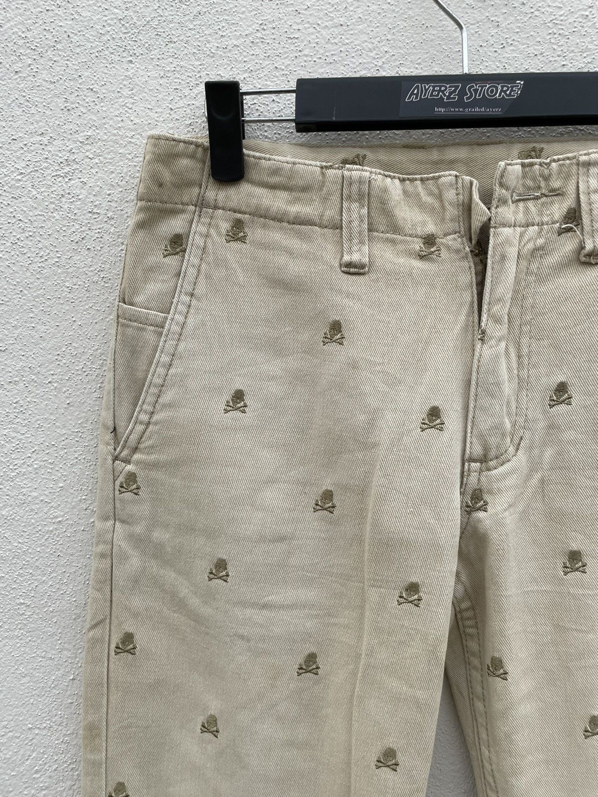 Japanese Brand Made In Heaven Skulls Embroidered Design Pants Size US 32 / EU 48 - 3 Thumbnail