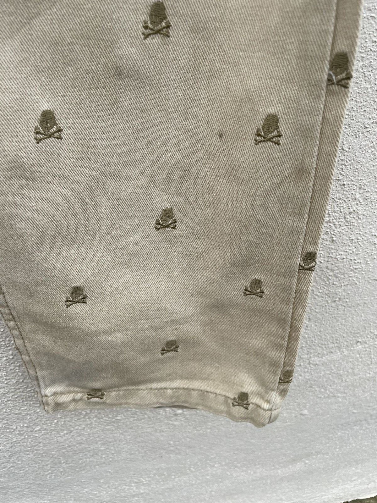 Japanese Brand Made In Heaven Skulls Embroidered Design Pants Size US 32 / EU 48 - 6 Thumbnail