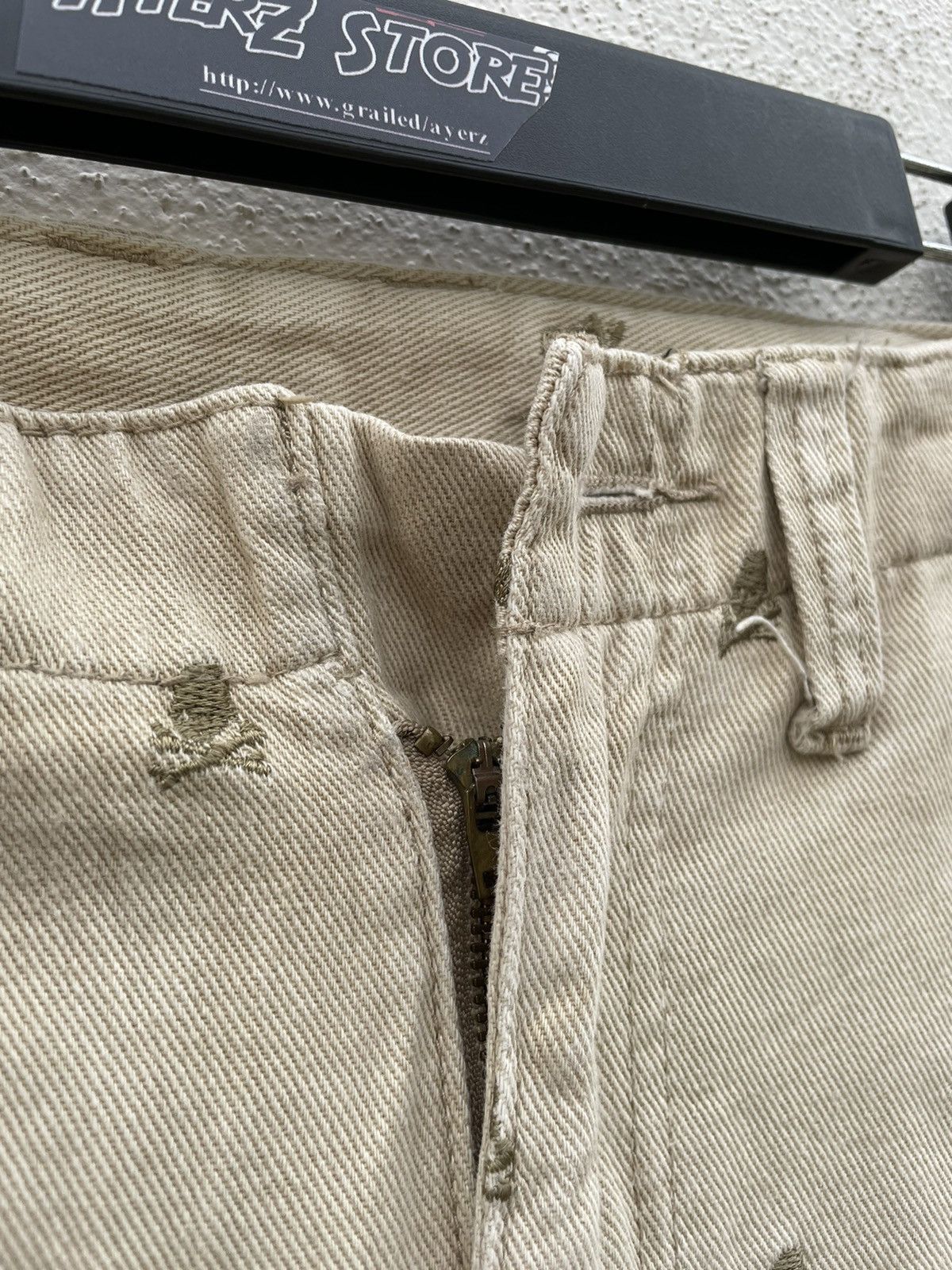Japanese Brand Made In Heaven Skulls Embroidered Design Pants Size US 32 / EU 48 - 8 Thumbnail