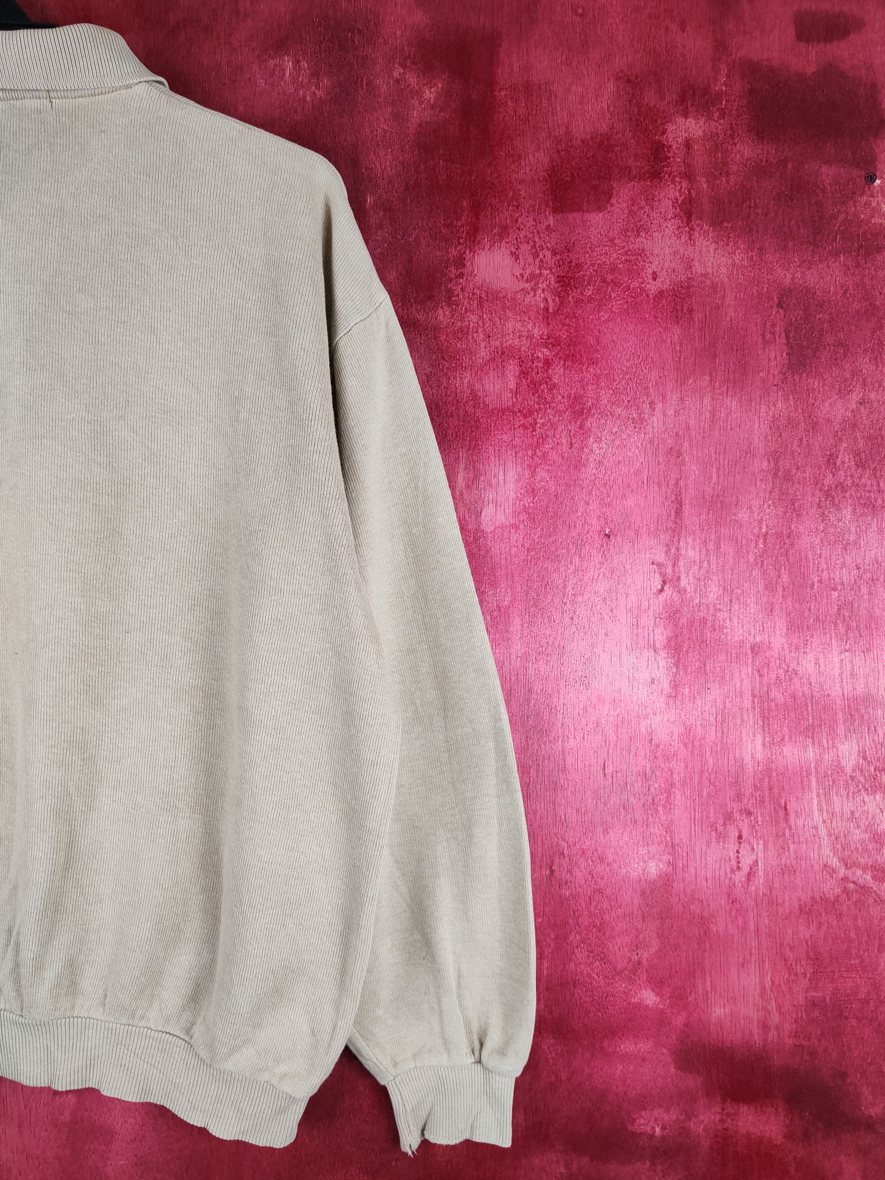 Vintage Wood Dream vintage art Brown Polo Collar Sweatshirt #259B Size US L / EU 52-54 / 3 - 10 Thumbnail