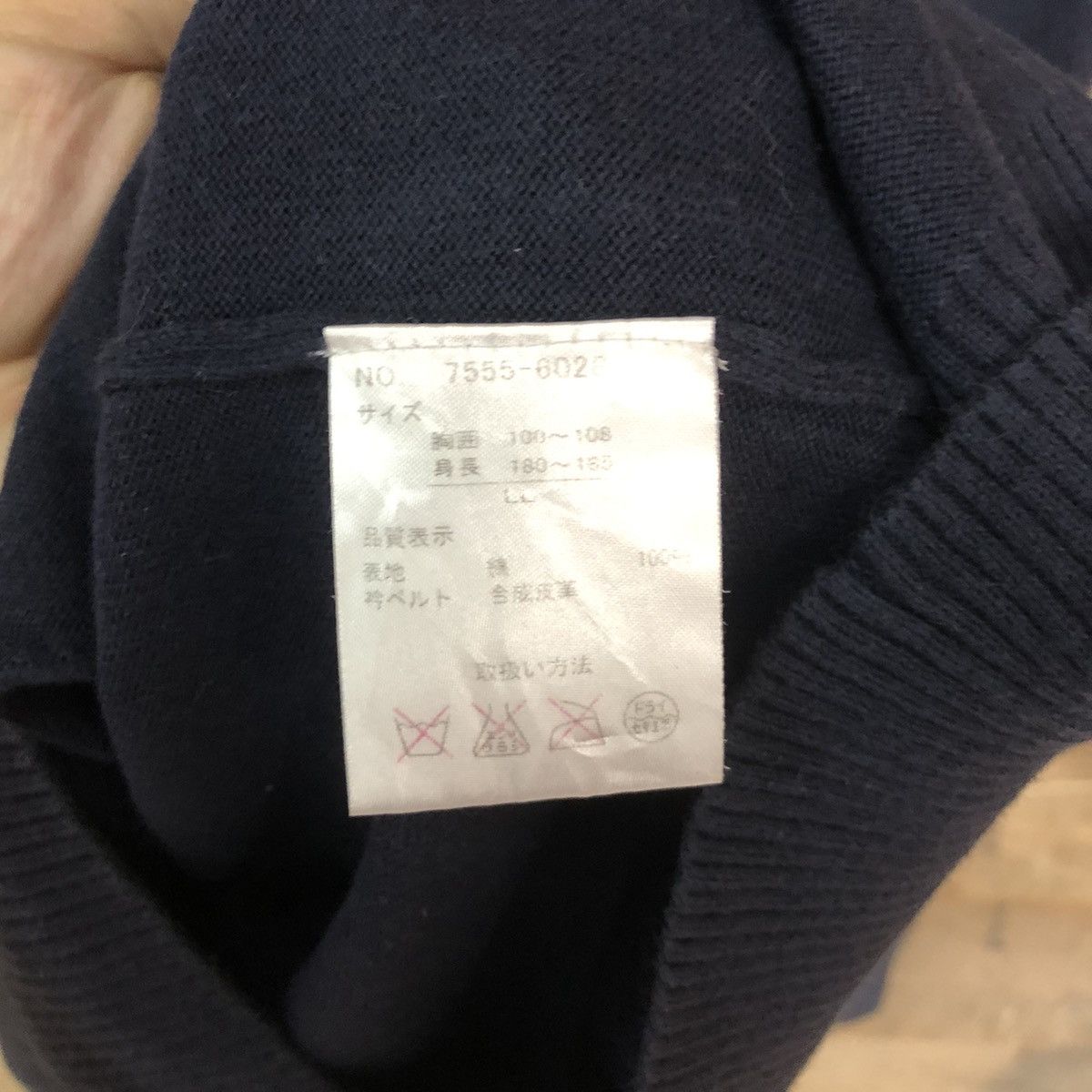 Japanese Brand × Vintage Kent vintage cardigan Dark Blue sweater #390B Size US L / EU 52-54 / 3 - 8 Thumbnail