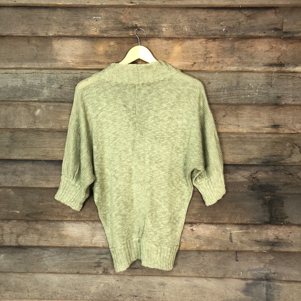 Homespun Knitwear Heart Island Green Knitwear cardigan #388B Size M / US 6-8 / IT 42-44 - 9 Thumbnail