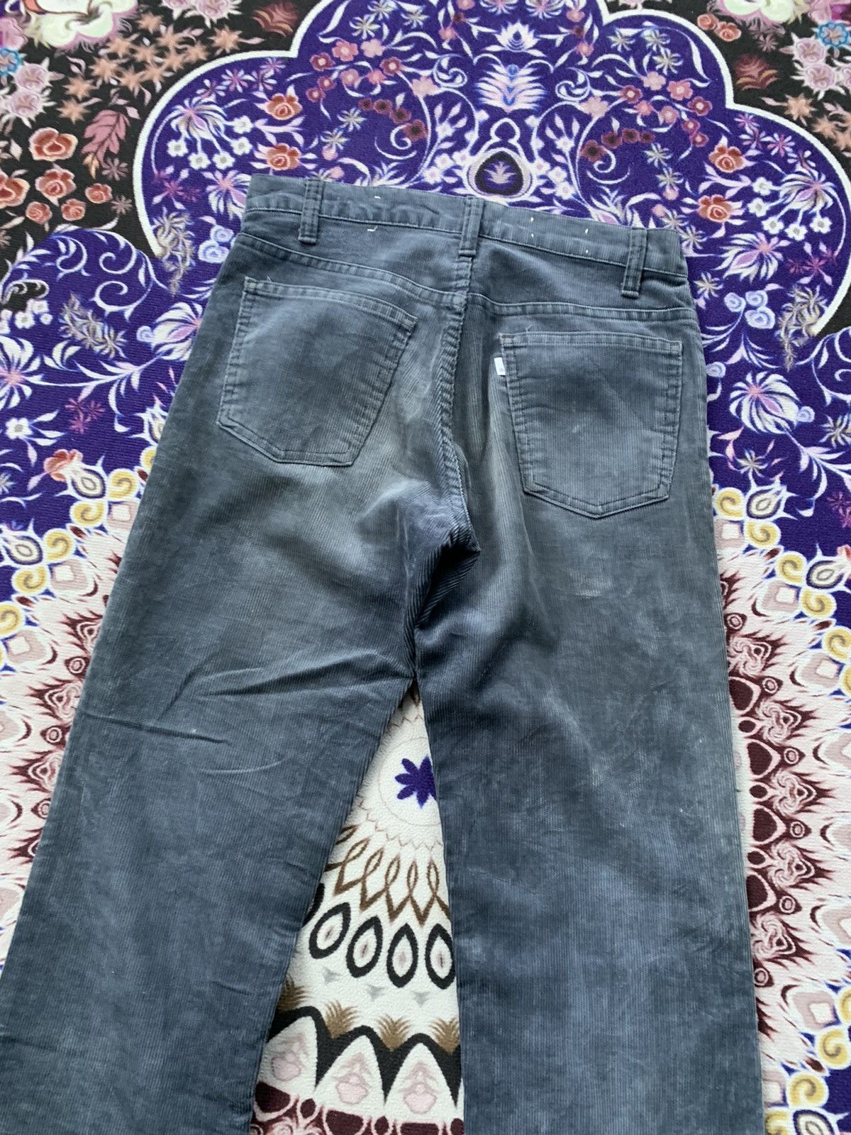 Levi's Vintage 80's Levis 519 Single R White Tag Coduroy Size US 29 - 12 Thumbnail