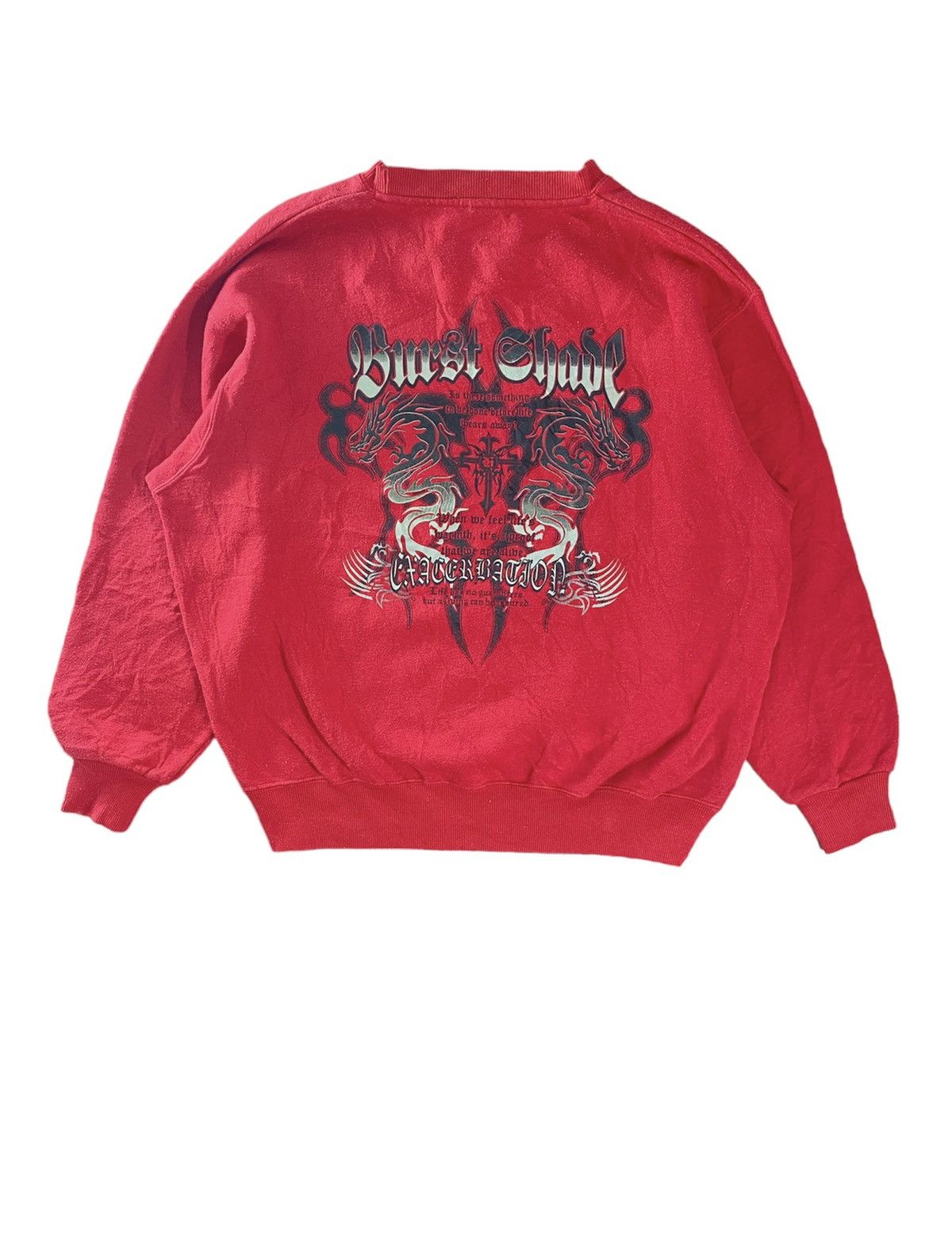 Japanese Brand × Vintage Vintage Japanese Brand Sweatshirt Big Logo Size L Size US L / EU 52-54 / 3 - 1 Thumbnail