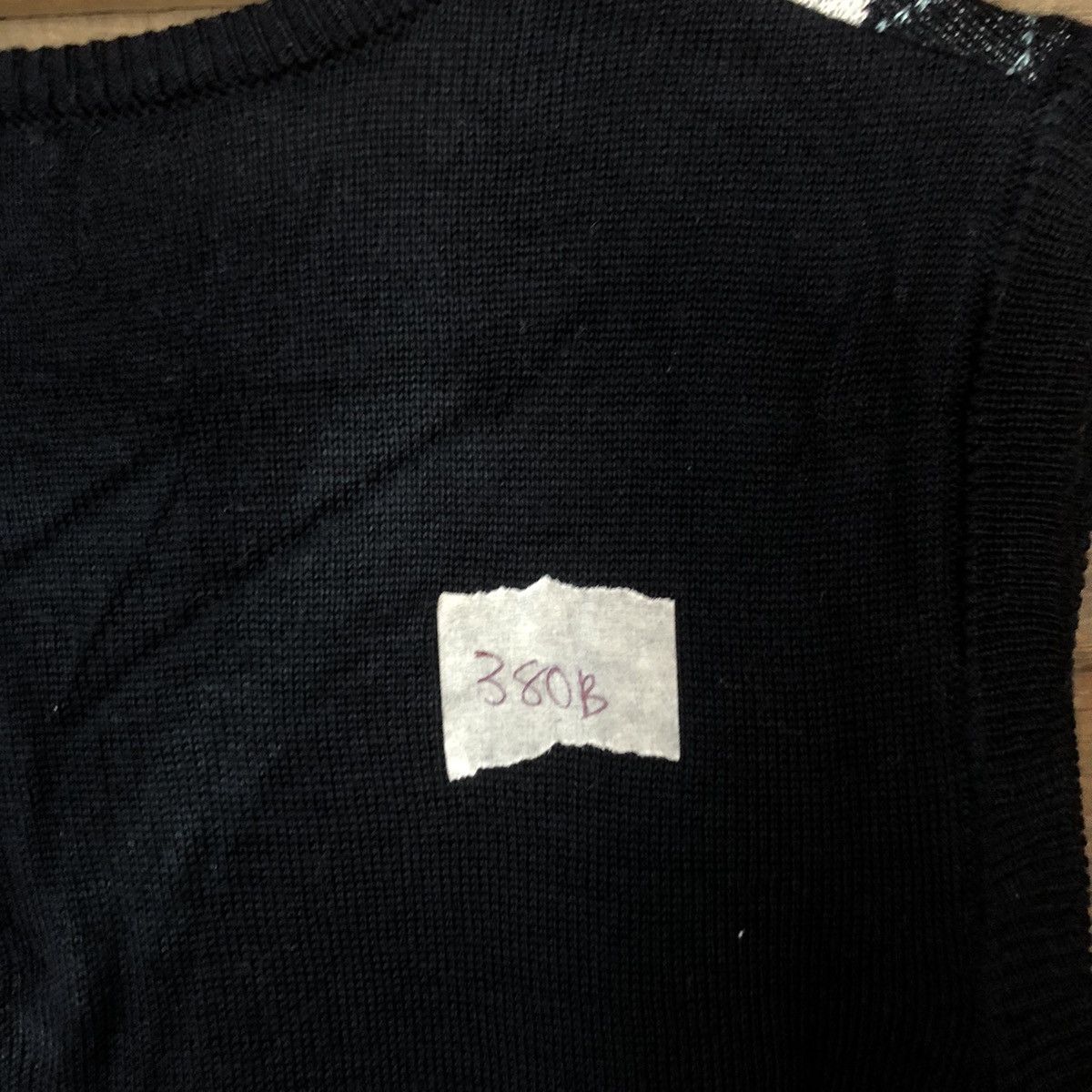 Homespun Knitwear × Japanese Brand Jemal Checkred diamond Vest knitwear #380B Size US S / EU 44-46 / 1 - 9 Thumbnail