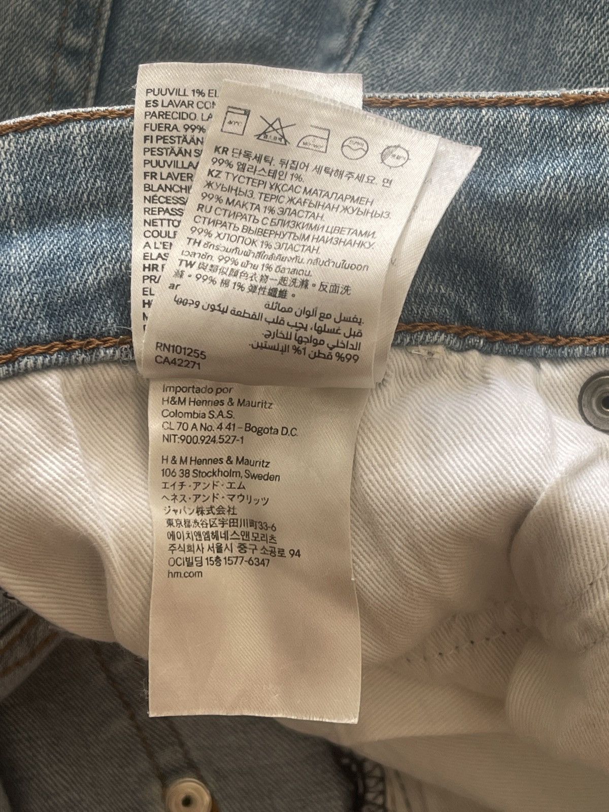 Divided Crazy Distressed Denim Size US 30 / EU 46 - 13 Thumbnail