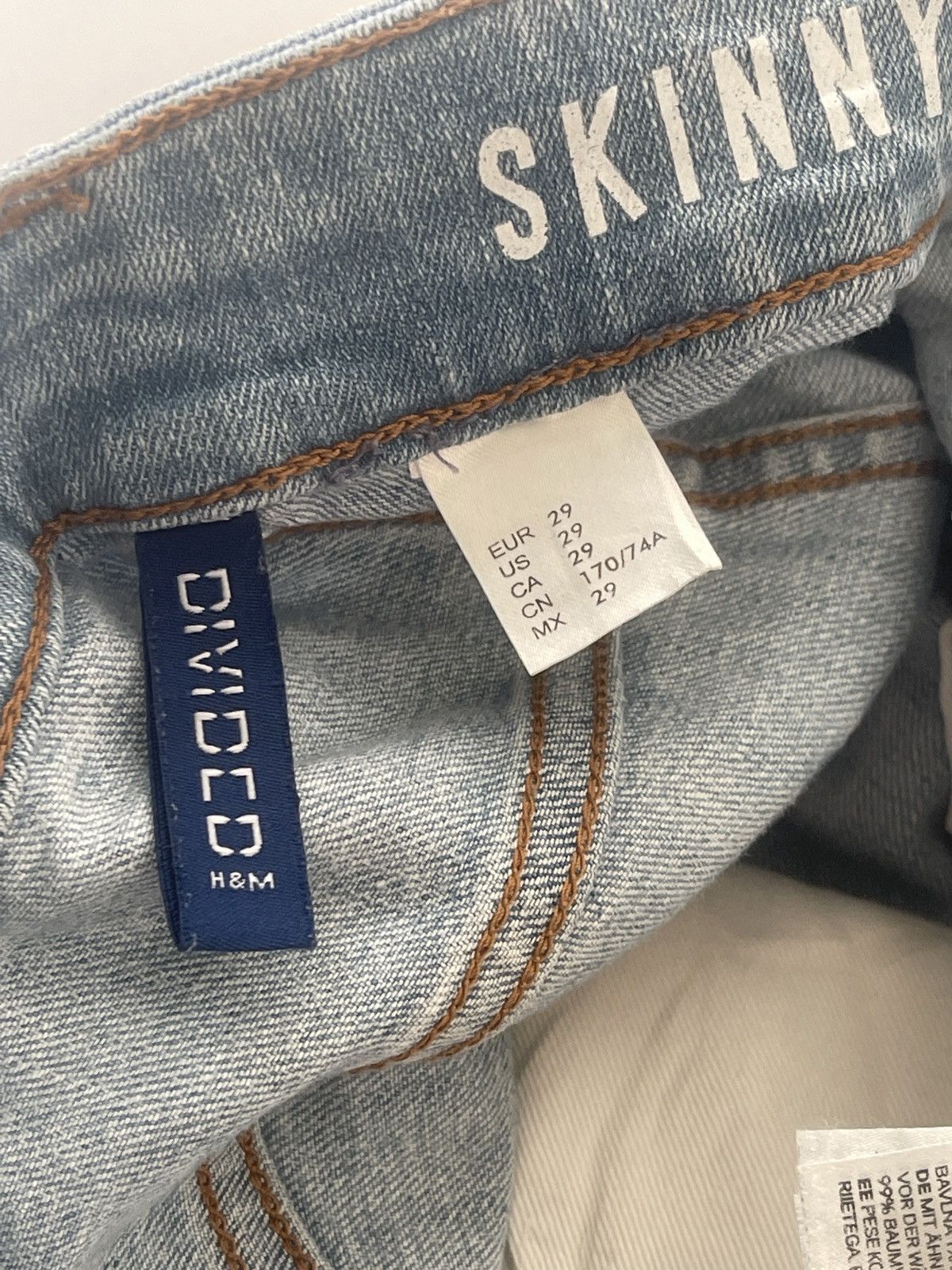 Divided Crazy Distressed Denim Size US 30 / EU 46 - 10 Thumbnail