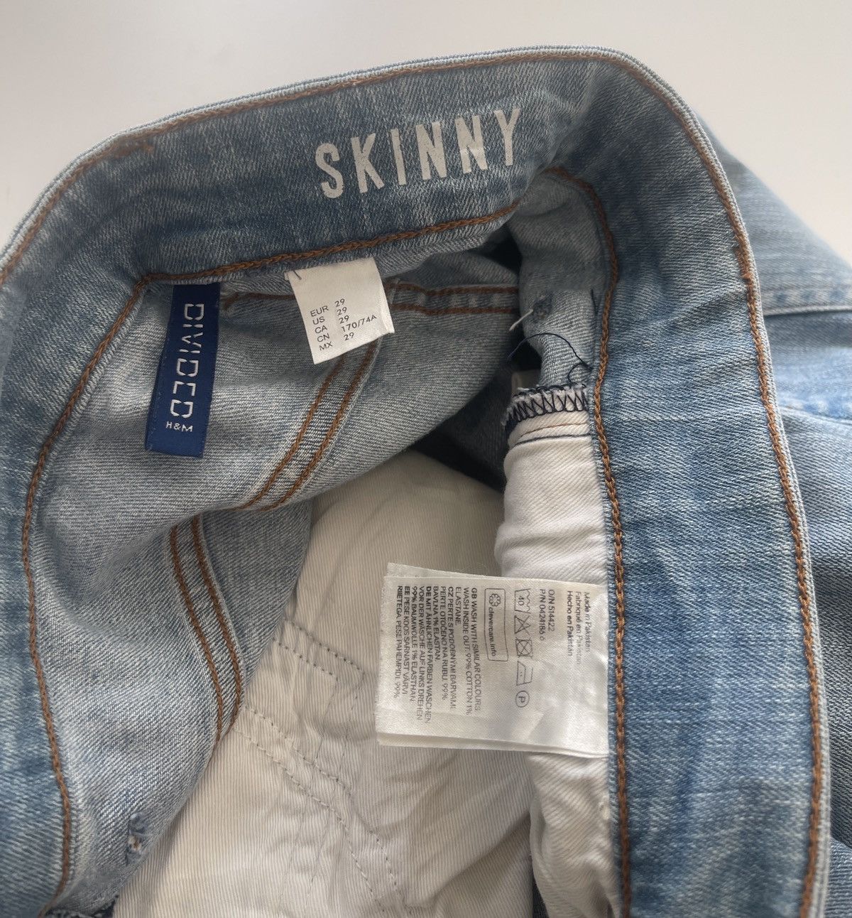 Divided Crazy Distressed Denim Size US 30 / EU 46 - 11 Thumbnail