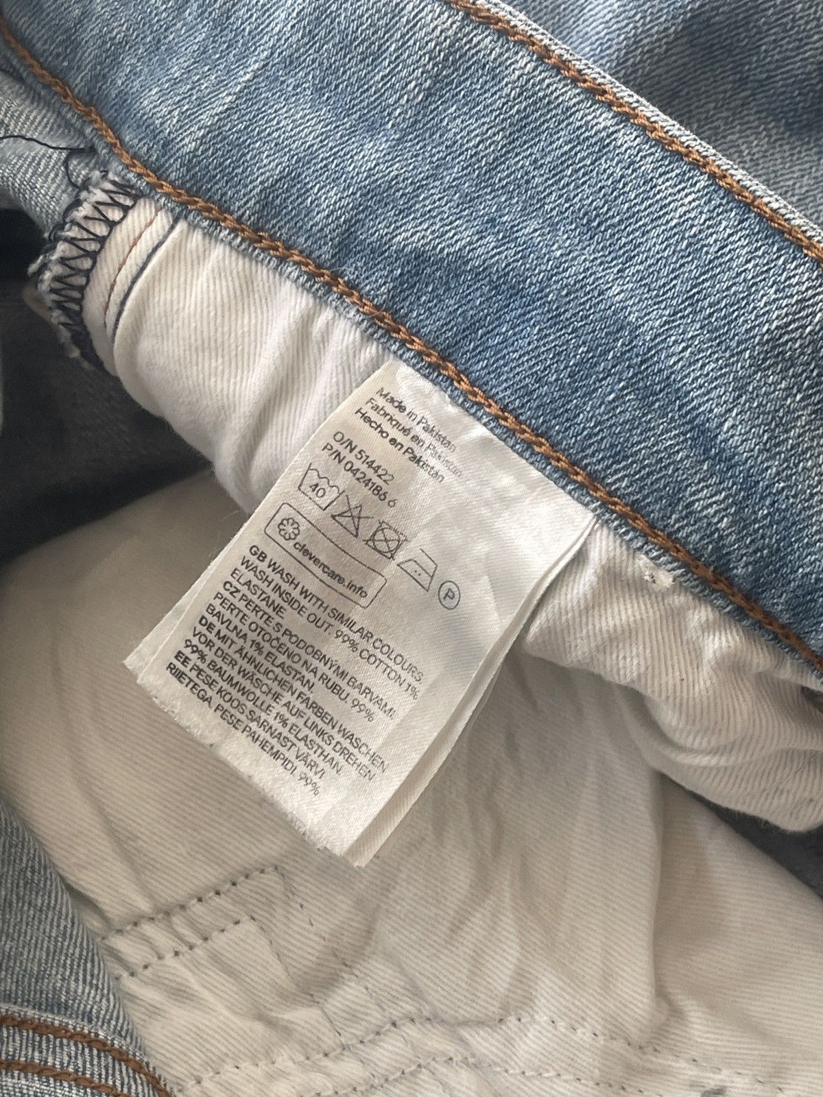 Divided Crazy Distressed Denim Size US 30 / EU 46 - 12 Thumbnail