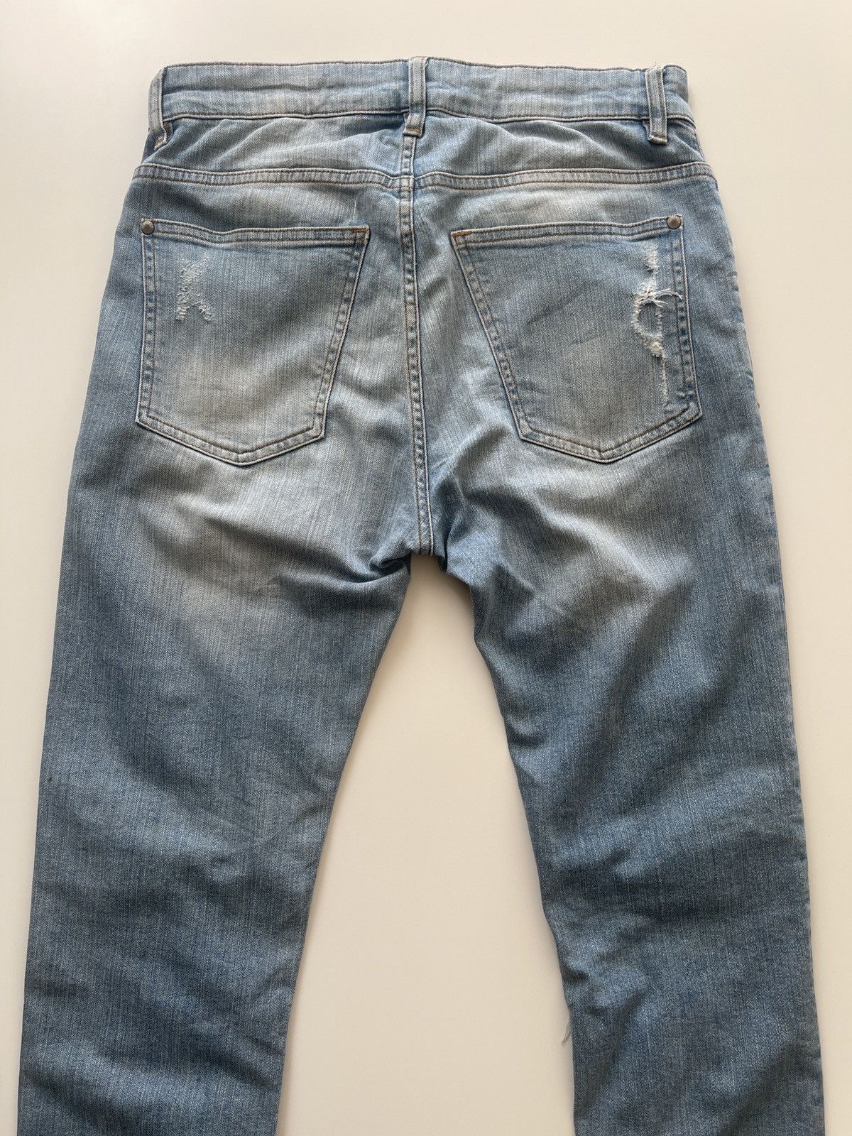 Divided Crazy Distressed Denim Size US 30 / EU 46 - 9 Thumbnail