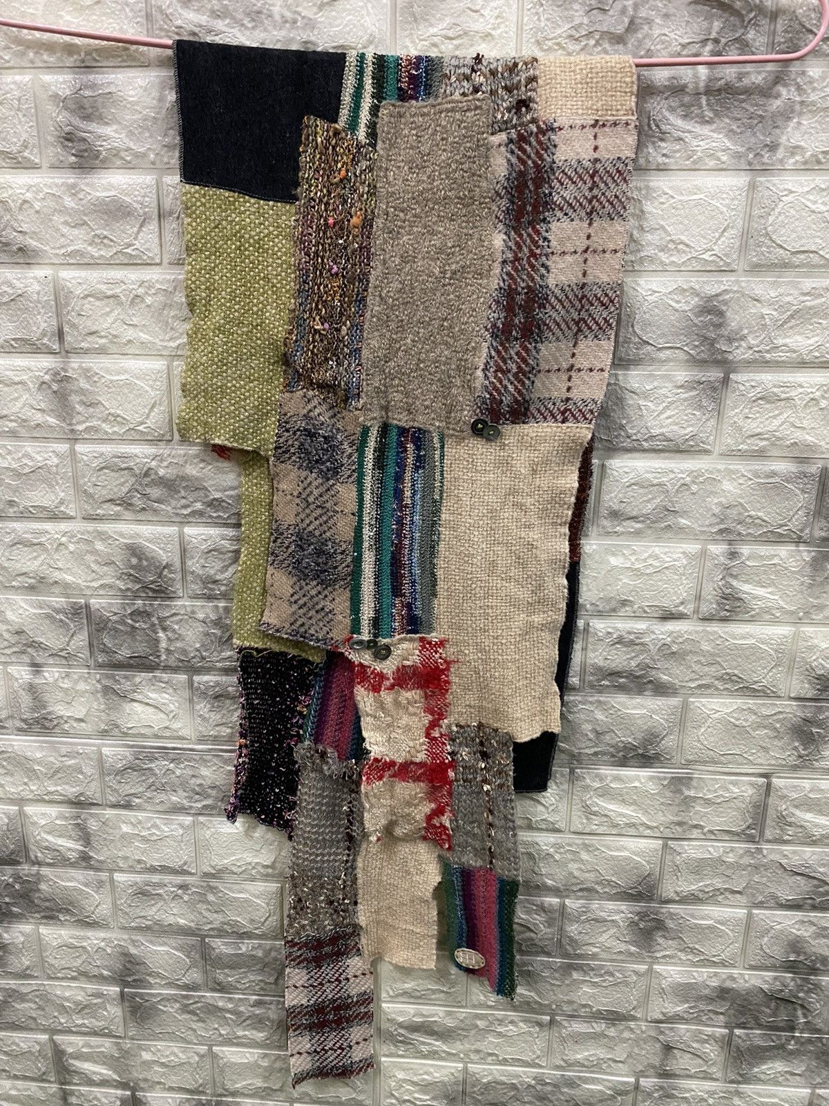 Japanese Brand RHL Patchwork Scarf nice design Size ONE SIZE - 14 Thumbnail