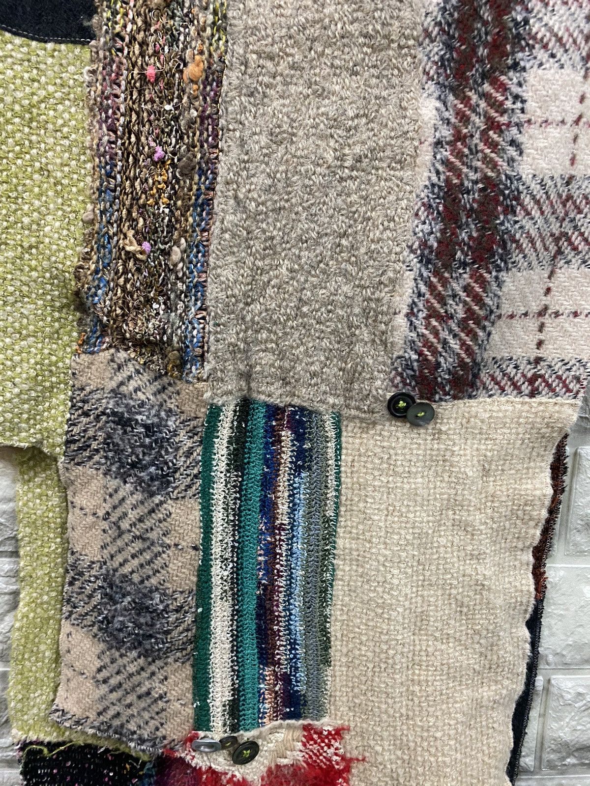 Japanese Brand RHL Patchwork Scarf nice design Size ONE SIZE - 15 Thumbnail