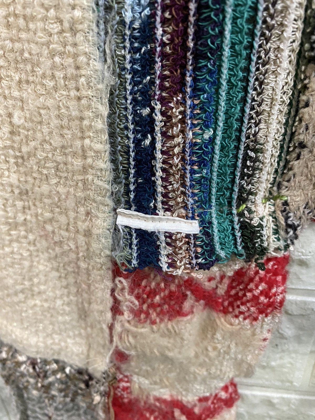 Japanese Brand RHL Patchwork Scarf nice design Size ONE SIZE - 13 Thumbnail