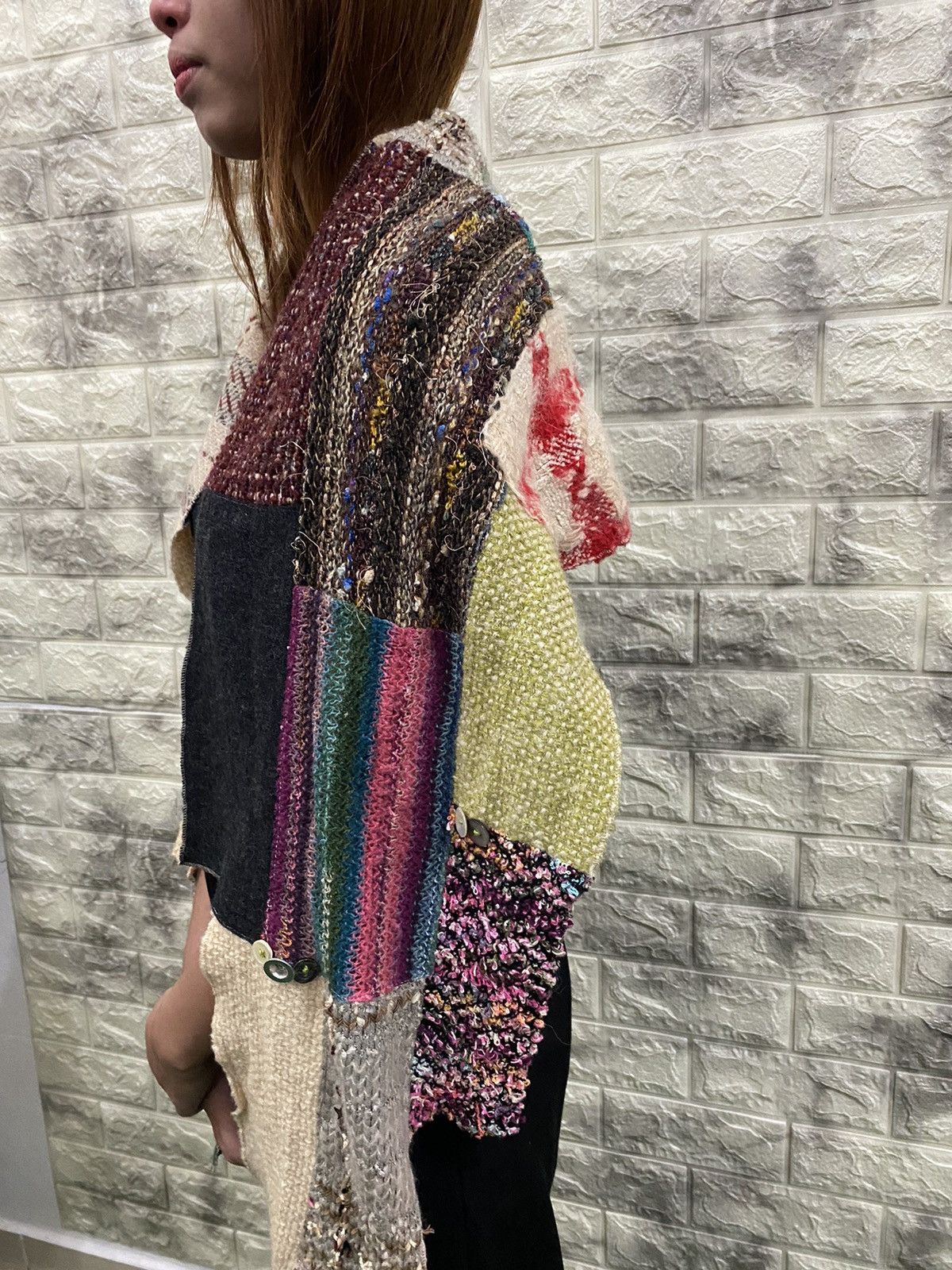 Japanese Brand RHL Patchwork Scarf nice design Size ONE SIZE - 9 Thumbnail