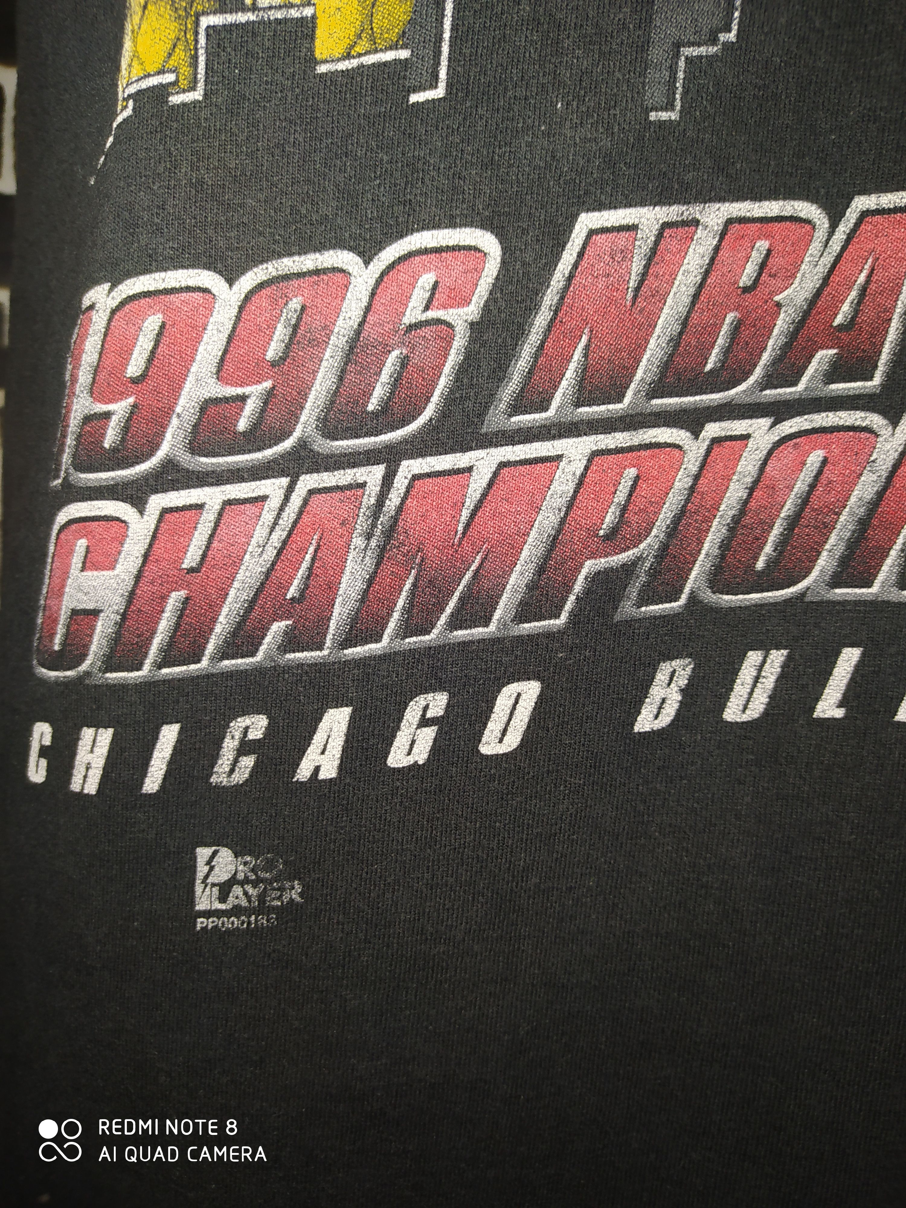 NBA × Vintage Vintage 96' NBA Champions Chicago Bulls T shirt Size US M / EU 48-50 / 2 - 6 Thumbnail
