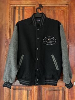 Buy Vintage Japanese Brand Crocodile Varsity Jacket Letterman