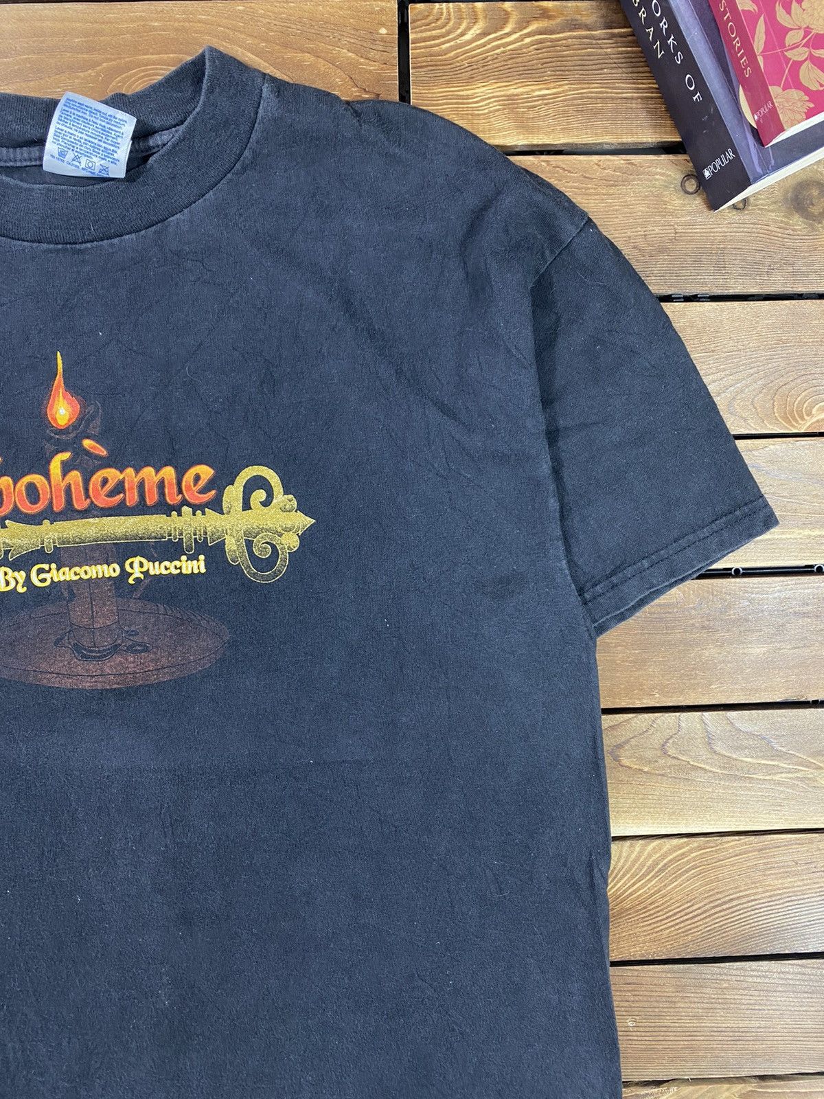 Band Tees × Vintage Vintage La Bohe By Giacomo Puccini 1998 Seattle Opera Size L Size US L / EU 52-54 / 3 - 5 Thumbnail