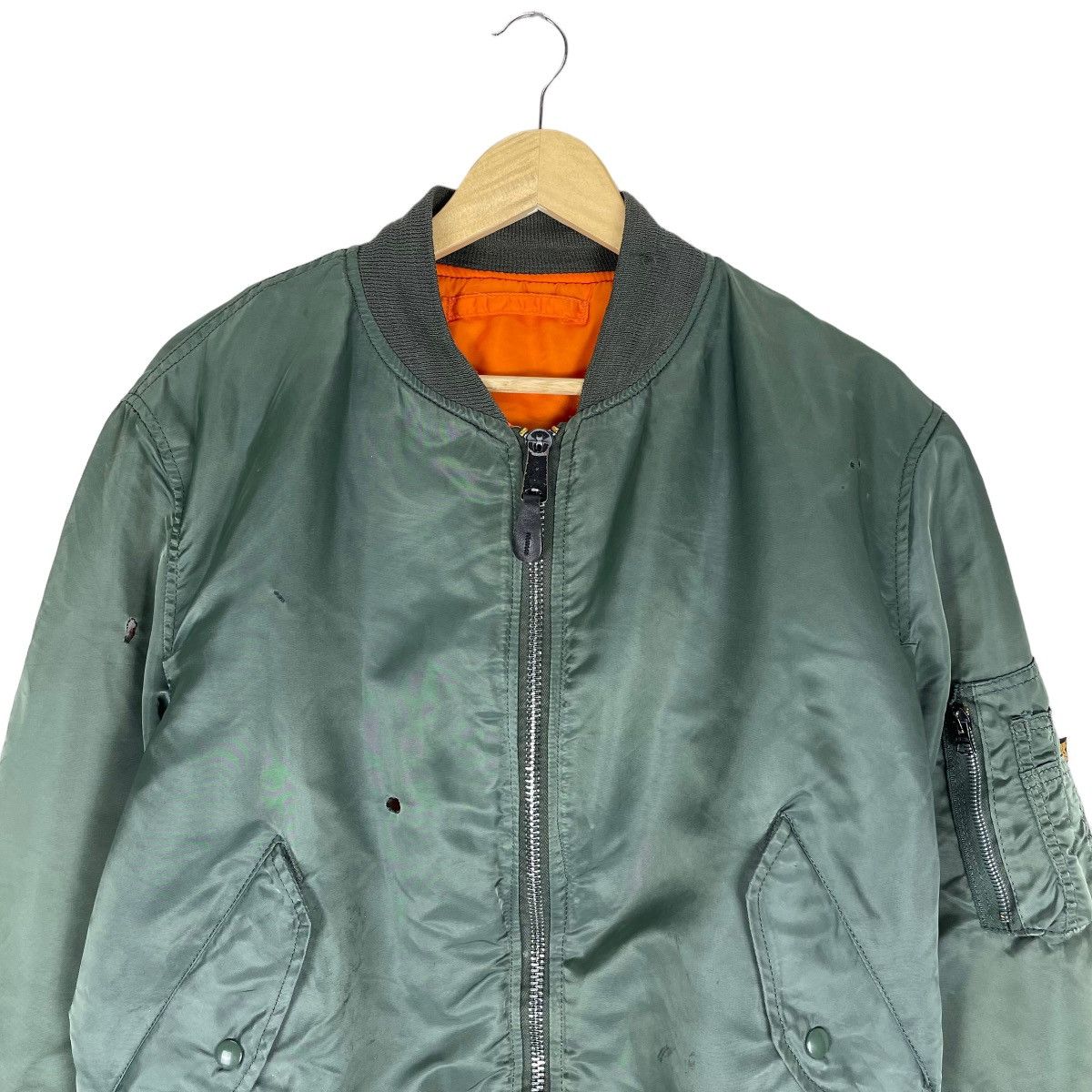 Alpha Industries ☀️ALPHA INDUSTRIES MA 1 FLYER BOMBER JACKET Size US L / EU 52-54 / 3 - 4 Thumbnail