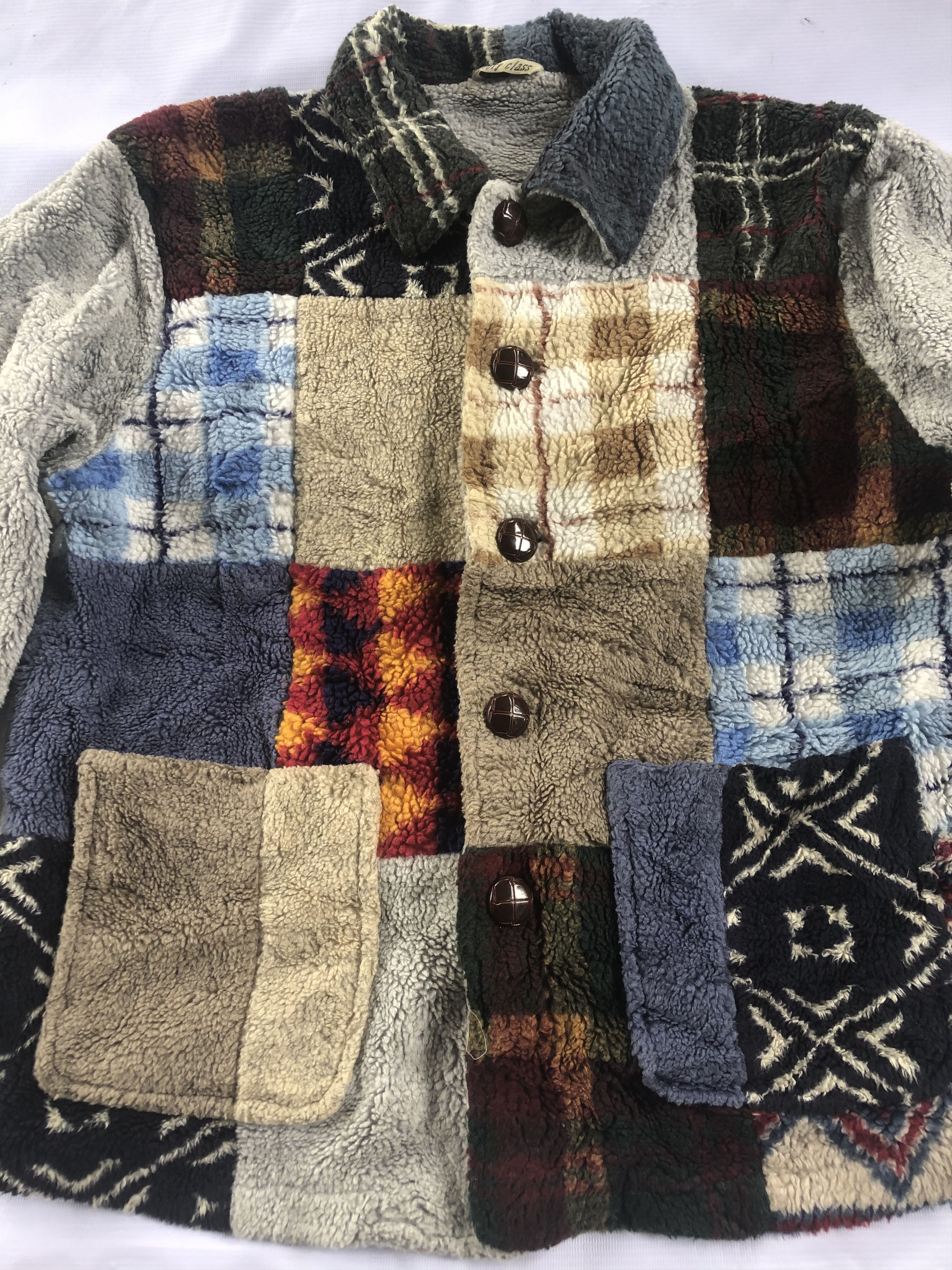 Designer ✅QUICK SALE OFFER🔥 Deep Pile Synchilla Patchworks Sherpa Size US M / EU 48-50 / 2 - 3 Thumbnail