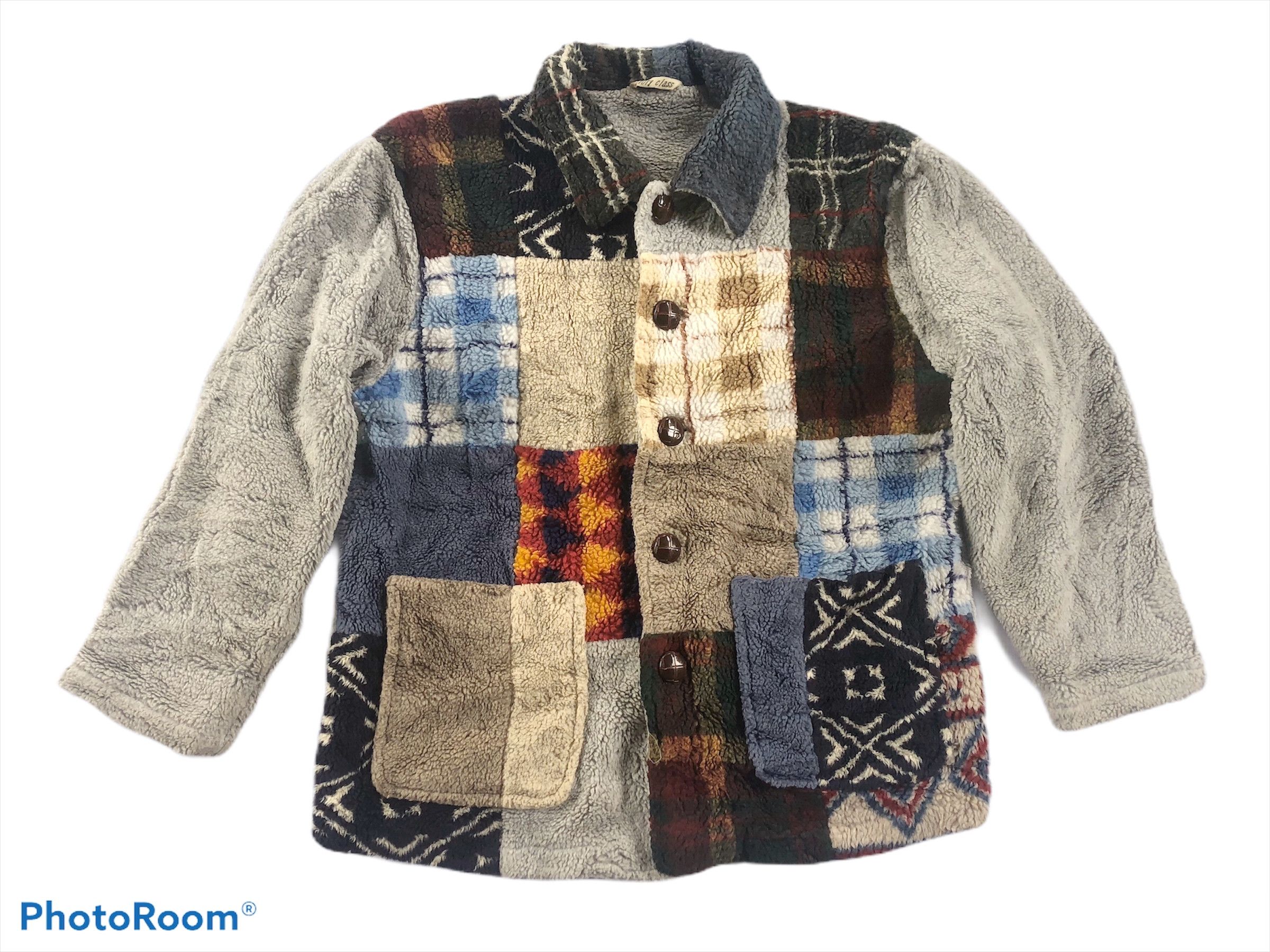 Designer ✅QUICK SALE OFFER🔥 Deep Pile Synchilla Patchworks Sherpa Size US M / EU 48-50 / 2 - 1 Thumbnail