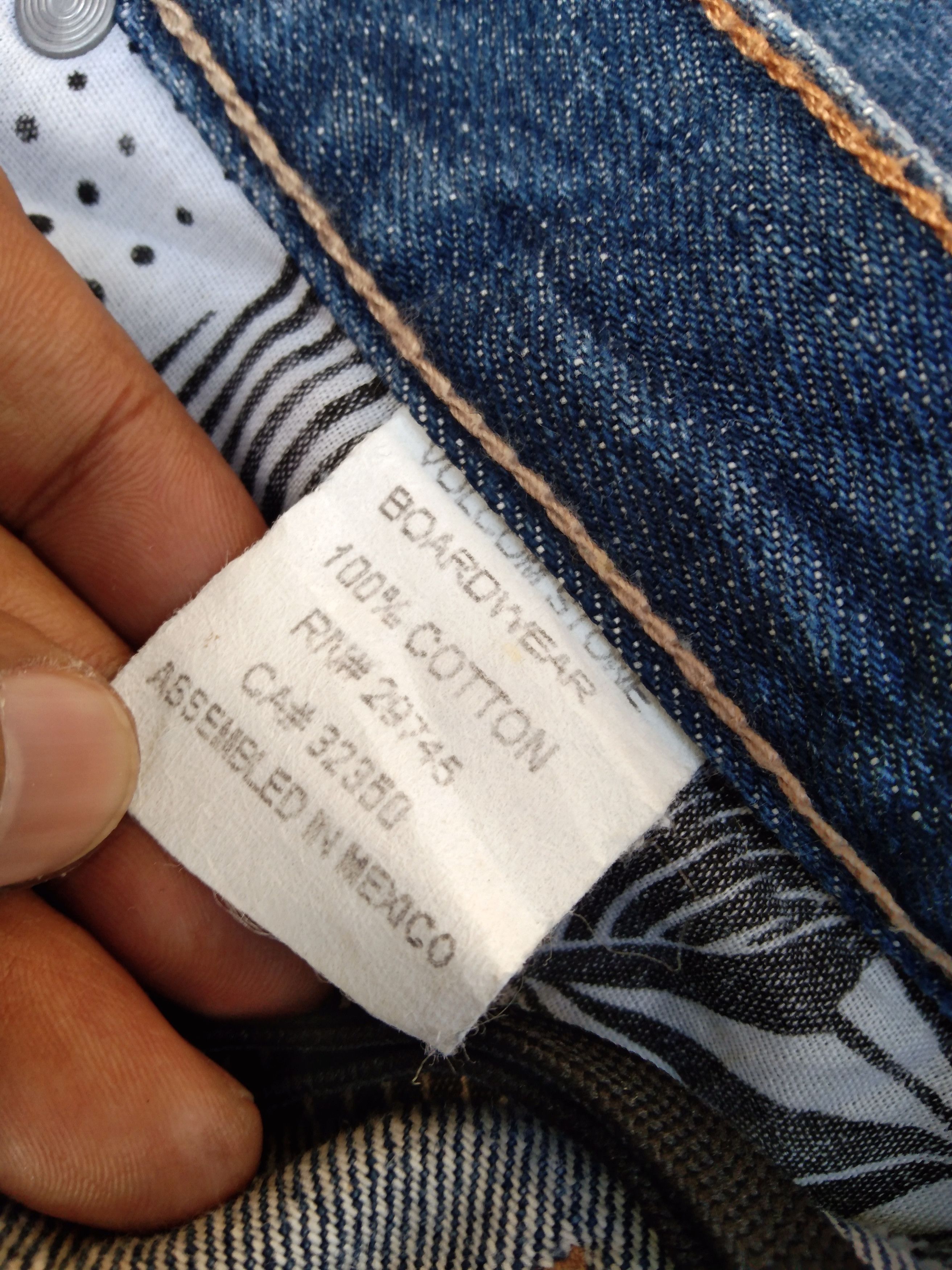 Volcom Vintage Volcom Jeans 33x32 Size US 33 - 10 Thumbnail
