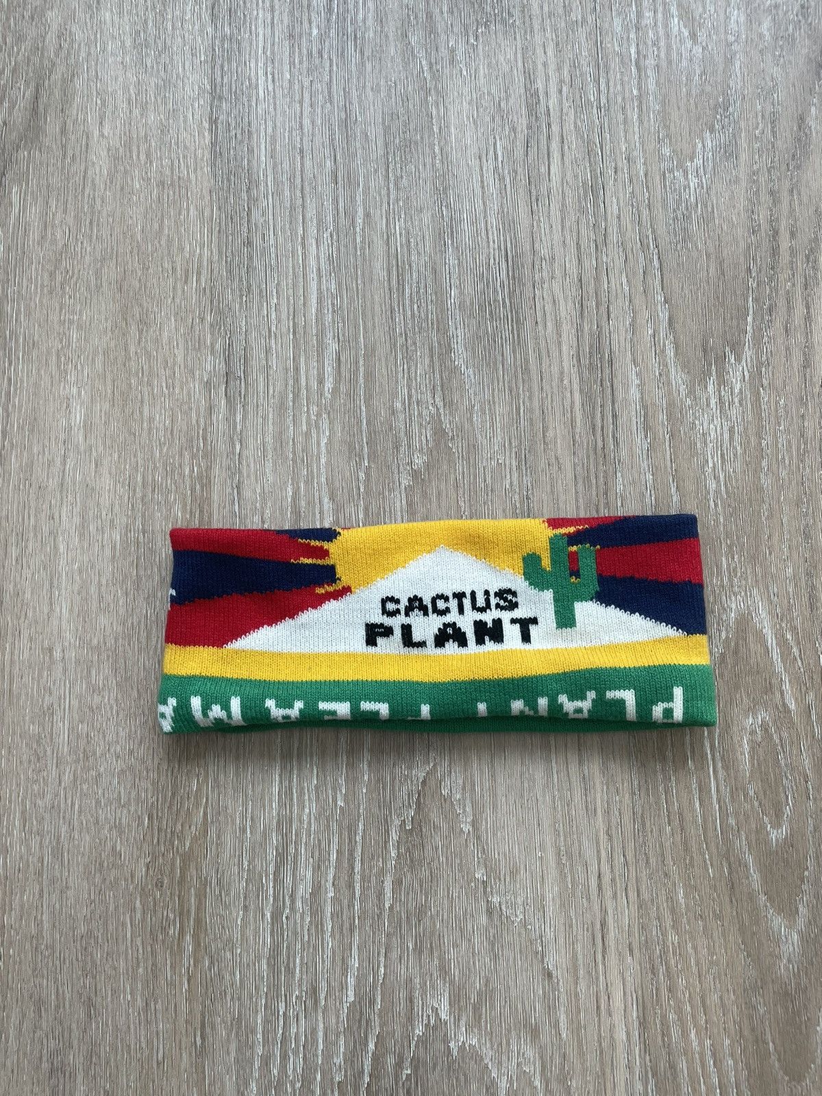 Image of Cactus Plant Flea Market Headband in Red, Men's